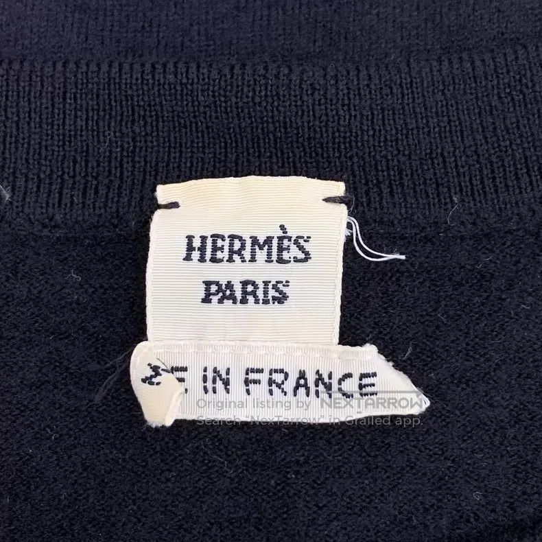 Hermes Hermes Black Real Silk Phoenix Pattern Wool Crewneck Long Size XS / US 0-2 / IT 36-38 - 5 Thumbnail