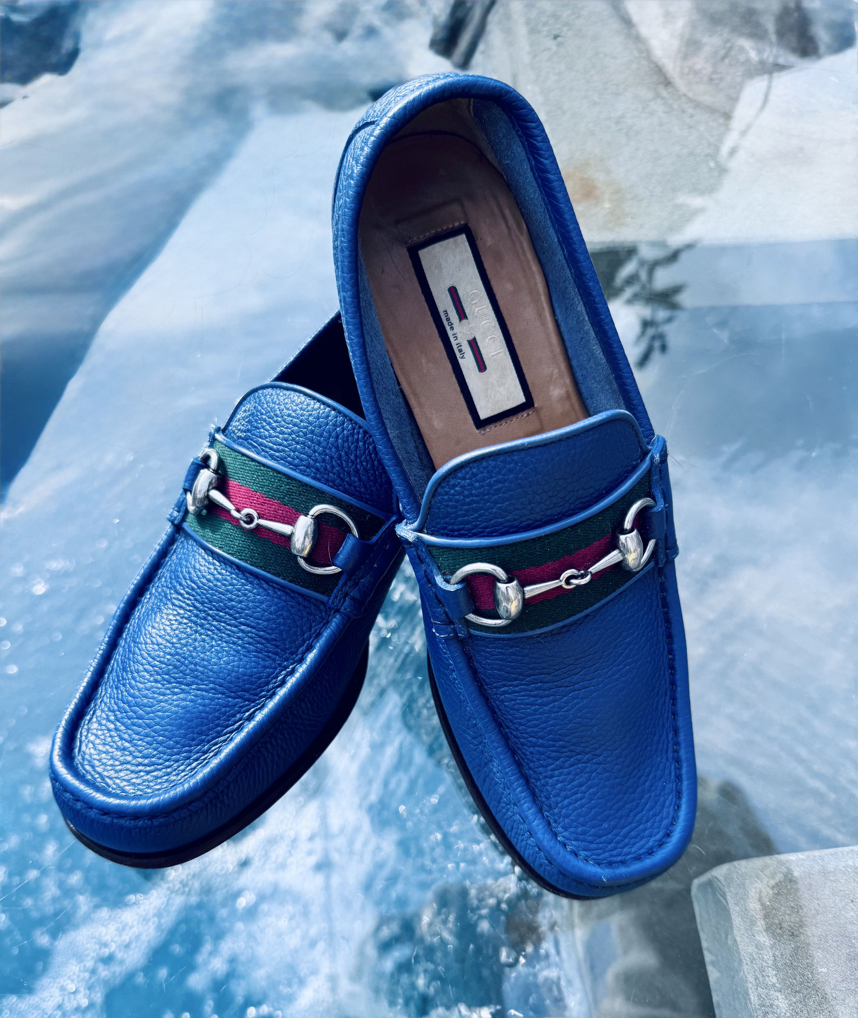 Gucci Gucci Indigo Leather Horsebit Loafers – IT 6.5 (US 7) Size US 6.5 / EU 39-40 - 1 Thumbnail