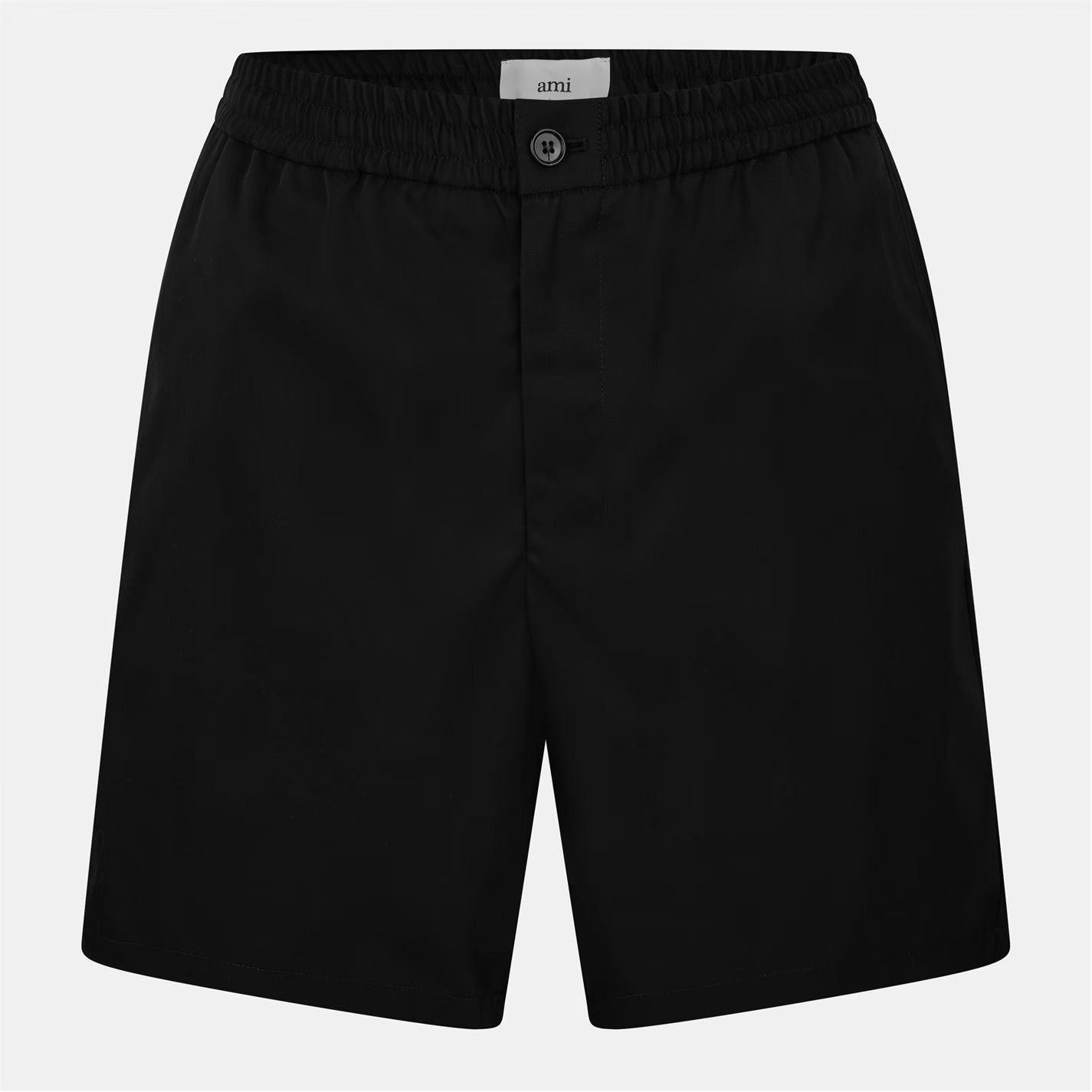 AMI o1g2r1mq0326 Tailored Fit Chino Shorts in Black Size US 36 / EU 52 - 1 Thumbnail