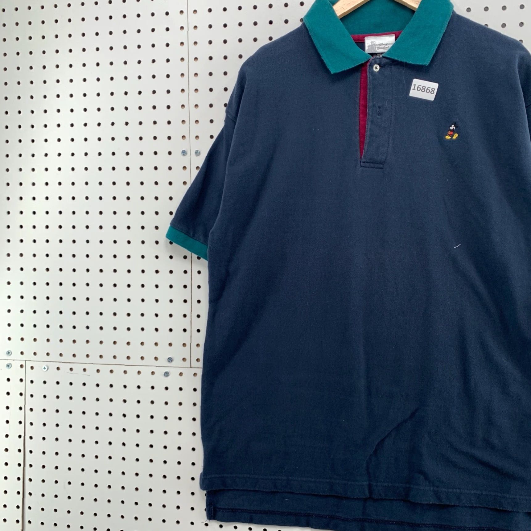 Disney Vintage Walt Disney World Resort Polo Mens Large Blue Embroidered Mickey 90s, Disney Theme, Casual Gift Size US L / EU 52-54 / 3 - 3 Thumbnail