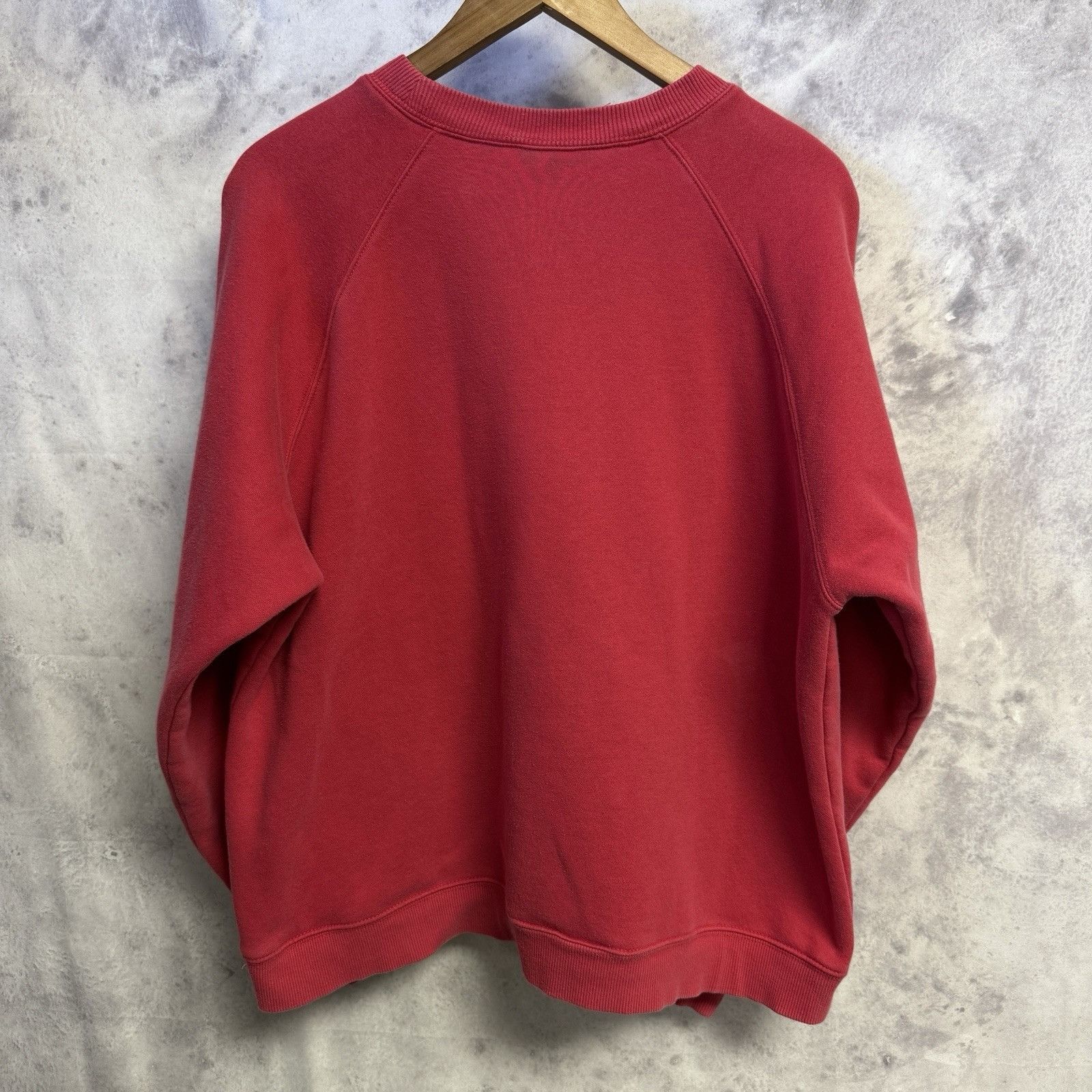Adidas VTG Adidas Embroidered Center Logo Sweatshirt XL 25x25 Red P Size US XL / EU 56 / 4 - 3 Thumbnail