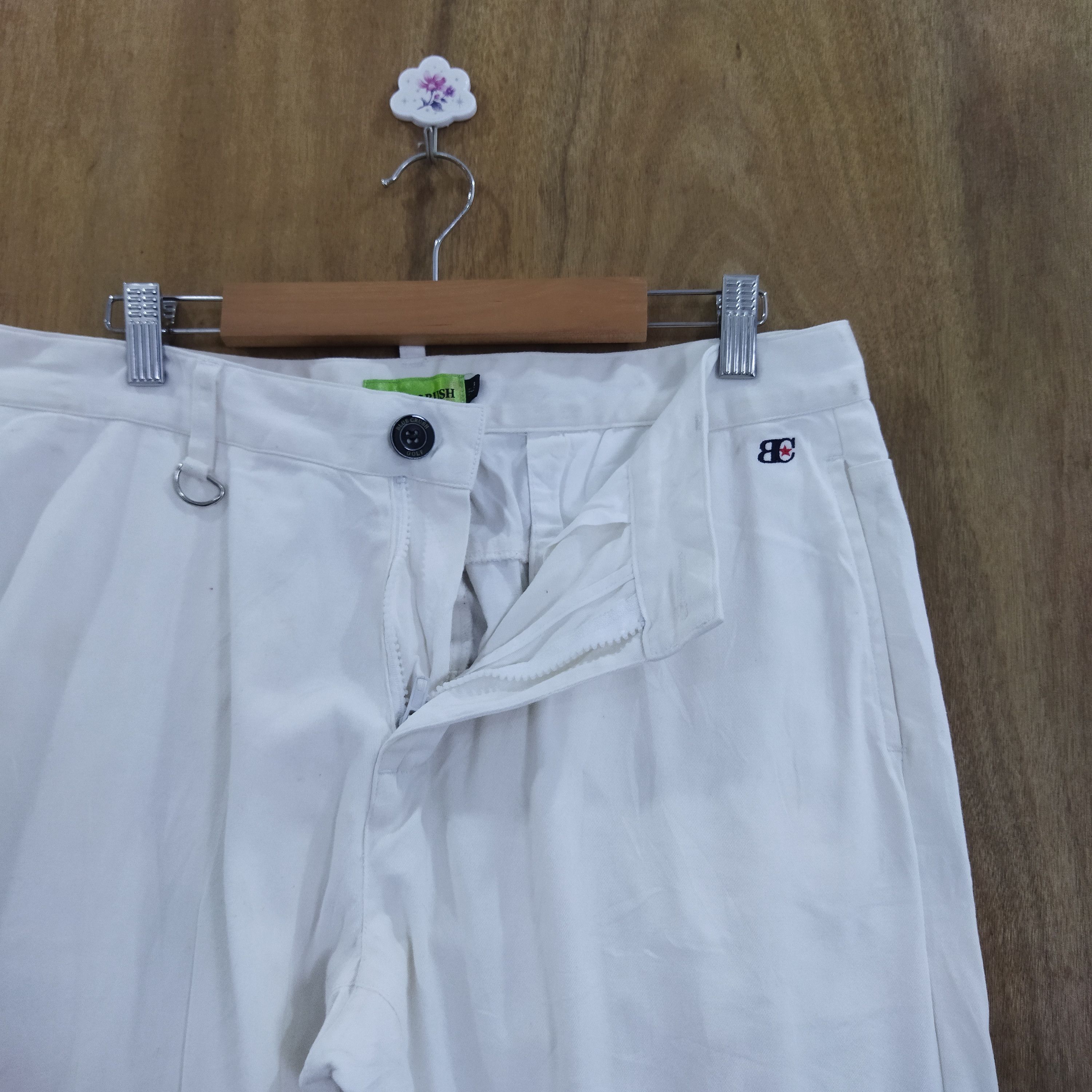 Japanese Brand BLUE CRUSH WHITE YELLO CARGO PANTS Size US 32 / EU 48 - 6 Thumbnail