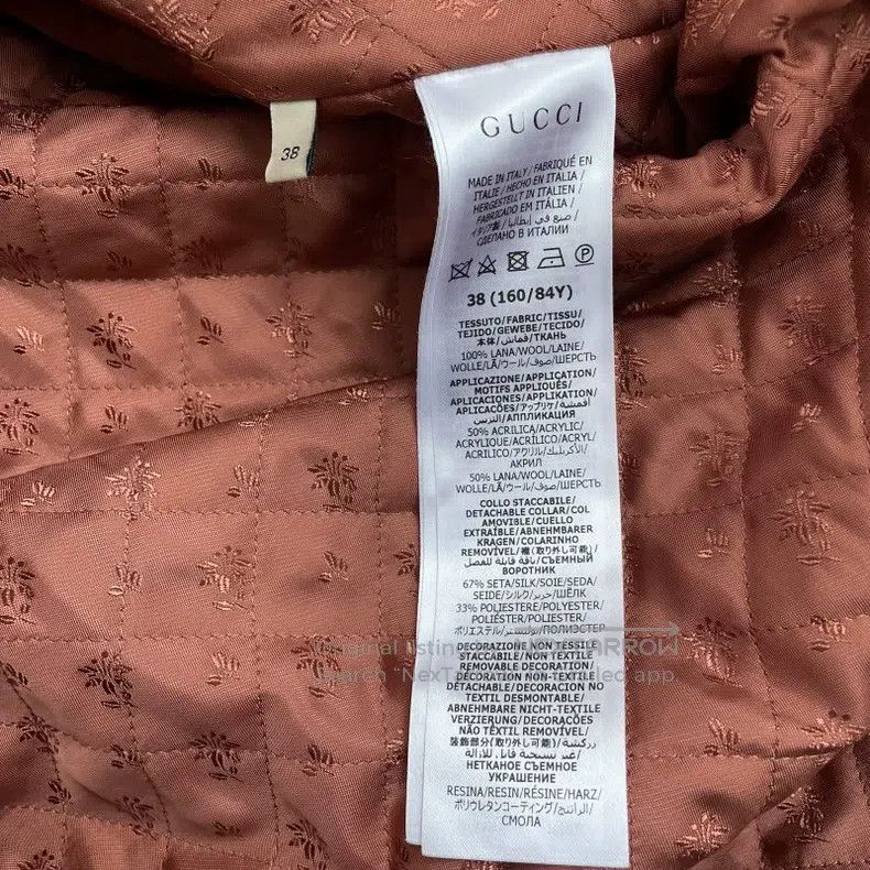 Gucci Gucci Logo embroidered plaid detachable collar long sleeve Size XS / US 0-2 / IT 36-38 - 6 Thumbnail