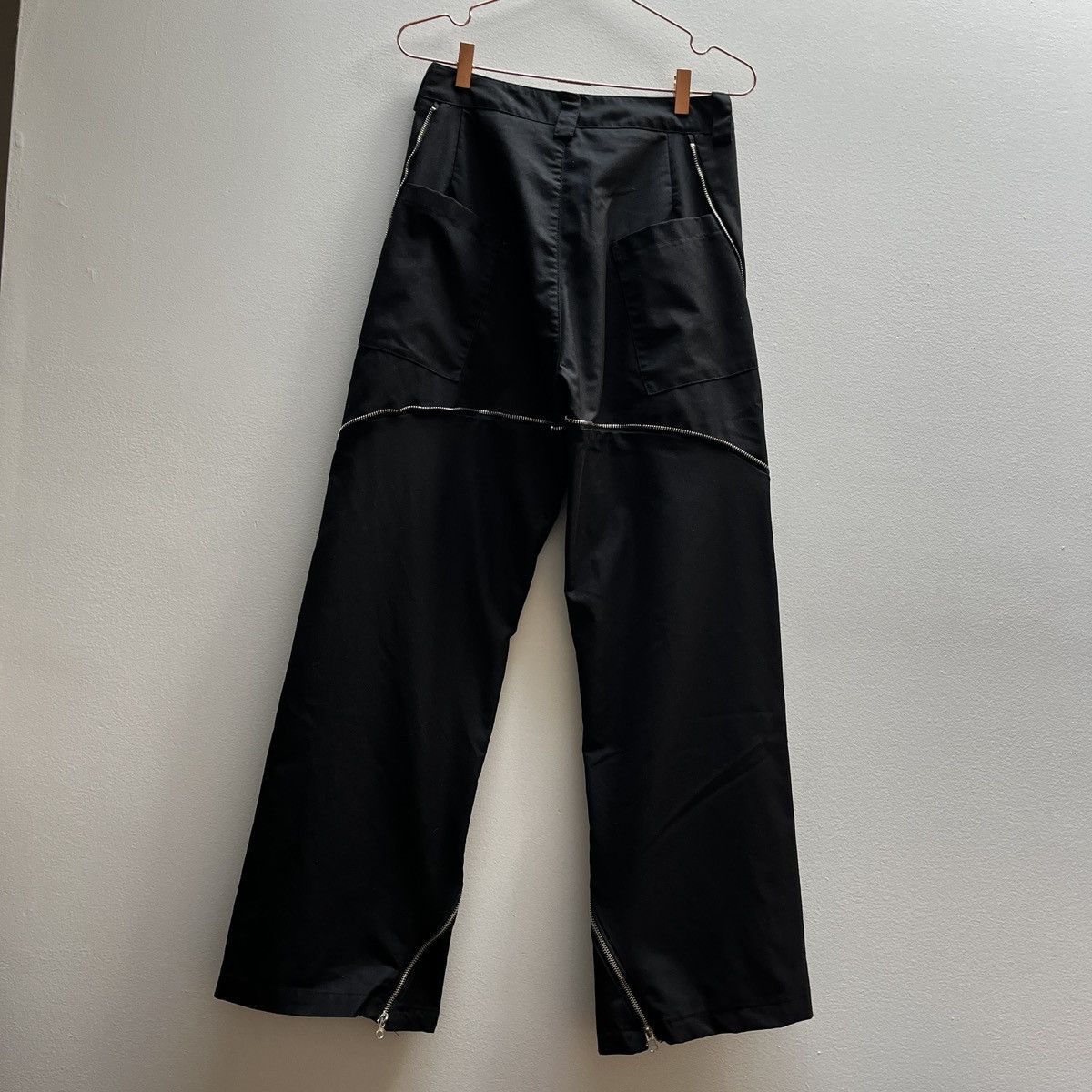 Other Futuristic Wide Leg Zipper Pants (unisex) Size US 28 / EU 44 - 19 Thumbnail