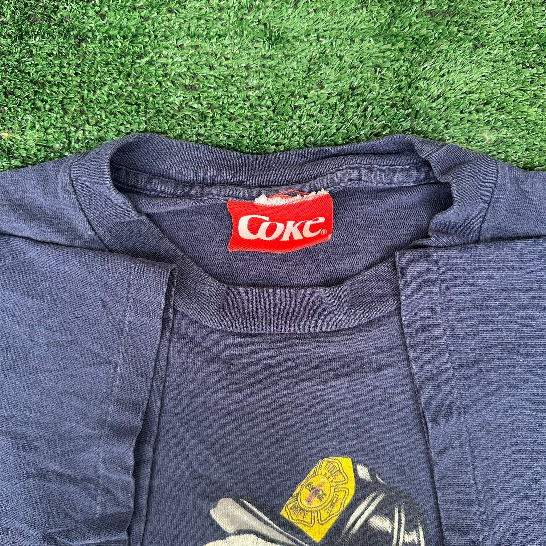 Coca Cola Vintage 90s Coca Cola Polar Bear T-Shirt Coke Navy Single St Size US M / EU 48-50 / 2 - 6 Thumbnail