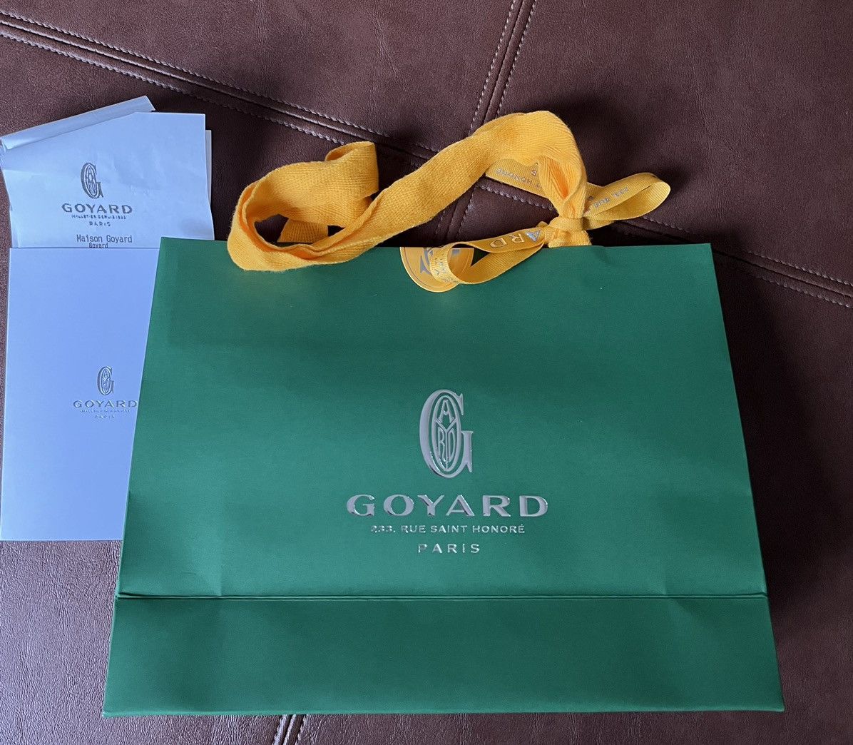 Goyard Brand New Giftable Goyard Leather Card Holder Size ONE SIZE - 4 Thumbnail