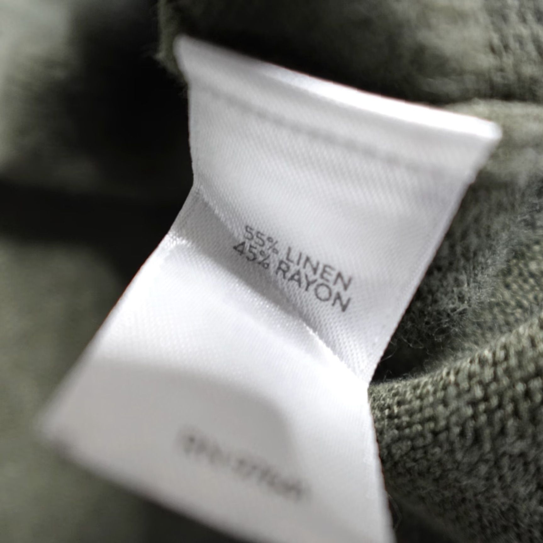 J. Jill J. Jill Cardigan Sweater Womens 1X Green Solid Linen Rayon Long Sleeve Knit Size XL / US 12-14 / IT 48-50 - 3 Thumbnail