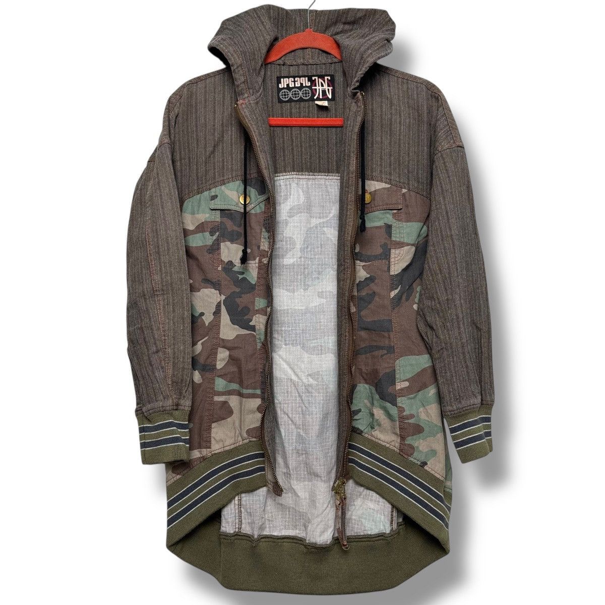 Jean Paul Gaultier Vintage Jean Paul Gaultier Camouflage Army Parka Jacket Size US XS / EU 42 / 0 - 3 Thumbnail