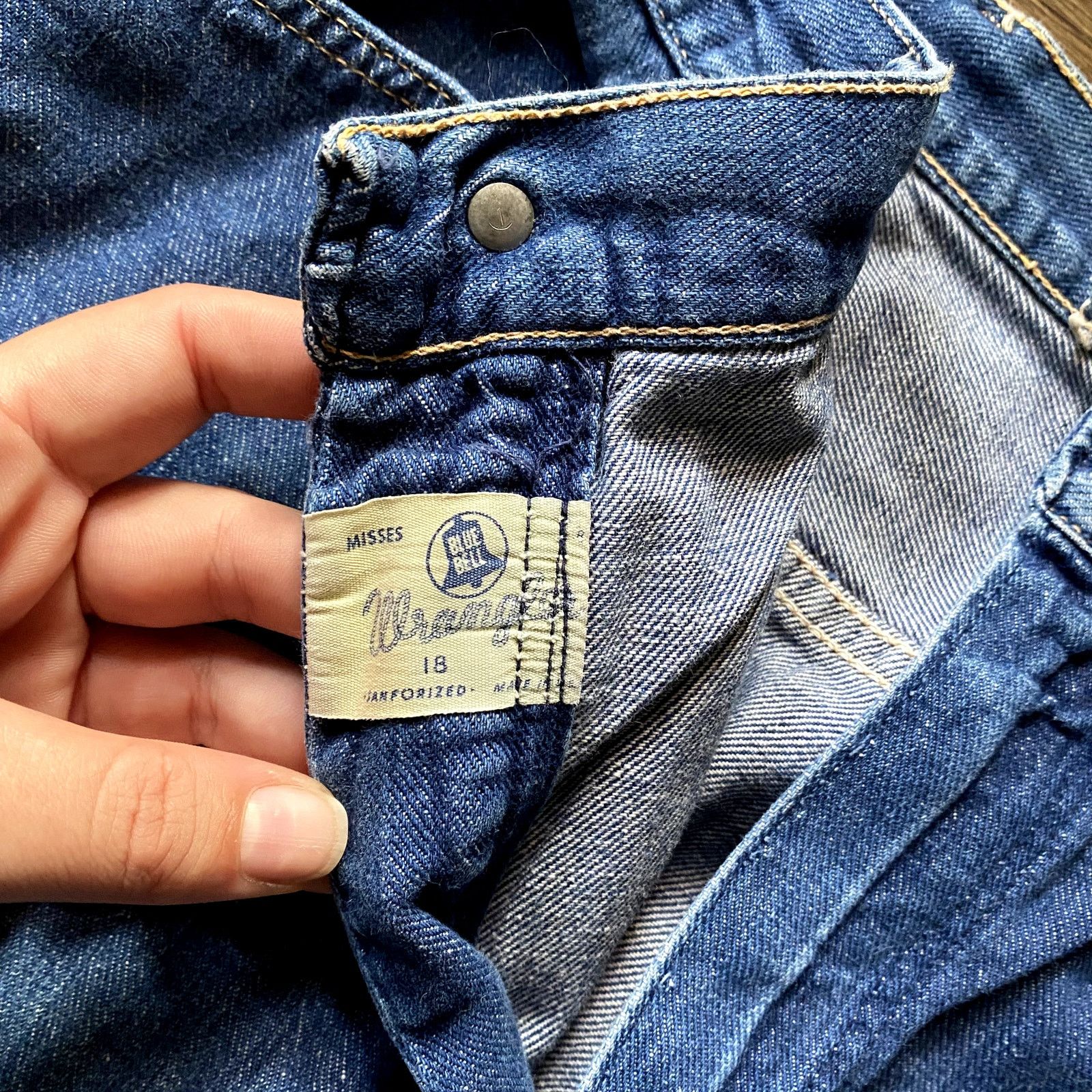 Wrangler Vintage 60s Misses Wrangler Denim Shorts Size 28" / US 6 / IT 42 - 2 Thumbnail