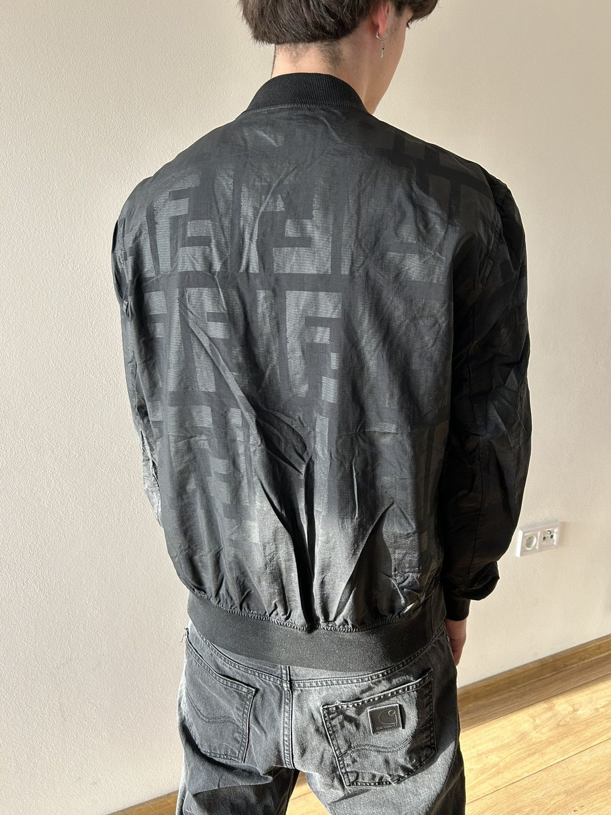 Fendi Fendi monogram nylon bomber jacket Size US S / EU 44-46 / 1 - 7 Thumbnail