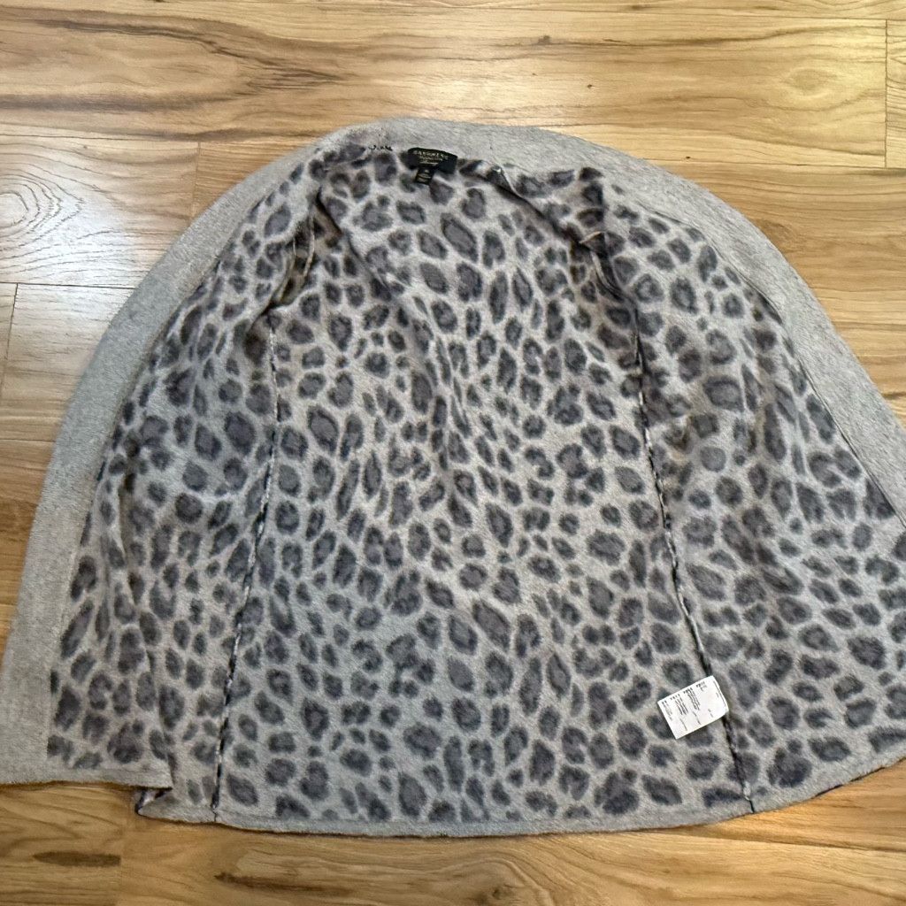 Other Charter Club Women’s XS Cashmere Leopard Cardigan Repaired Size XXS / US 00 / IT 34 - 3 Thumbnail