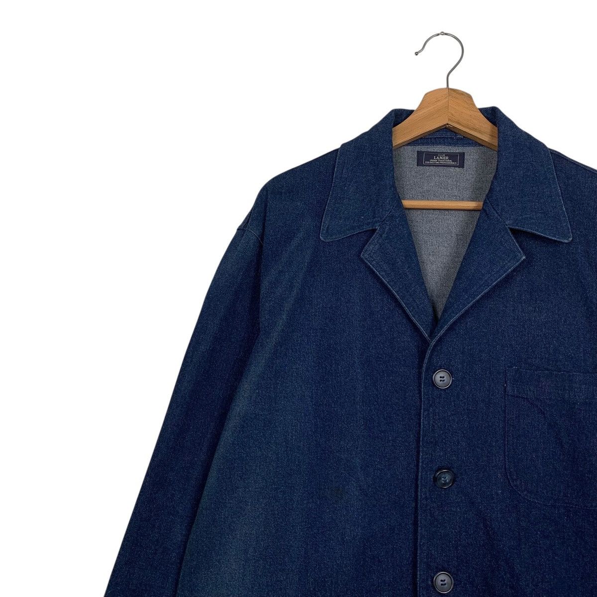 Japanese Brand Club Lamer Sashiko Indigo Denim Jacket Size US L / EU 52-54 / 3 - 6 Thumbnail