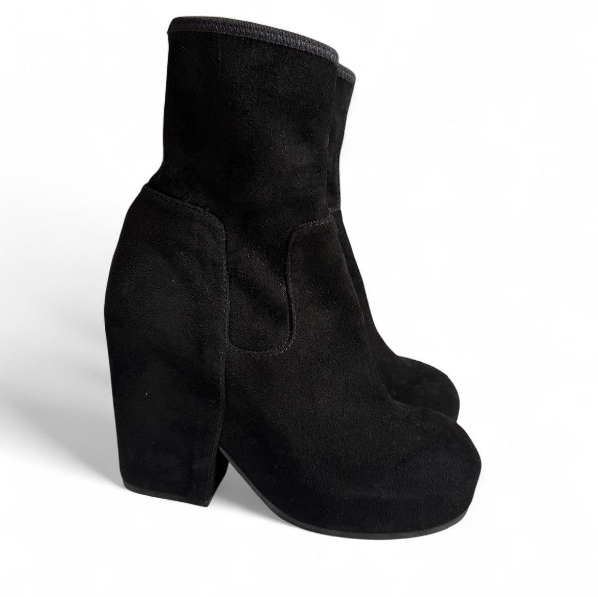Random Identities Random Identities black platform suede boots size 38 (8 US) Size US 8 / IT 38 - 4 Thumbnail