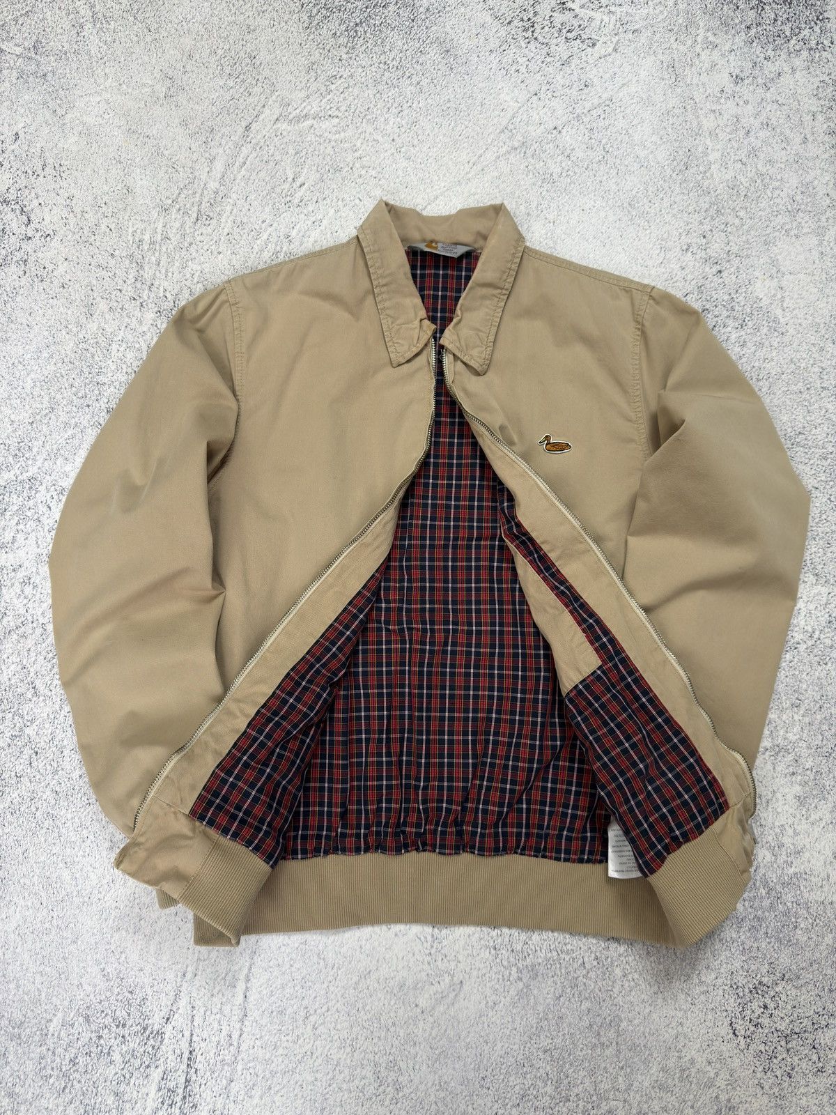 Carhartt Rare Archival Carhartt Huston Jacket Duck Embroidery Mallard Size US S / EU 44-46 / 1 - 7 Thumbnail