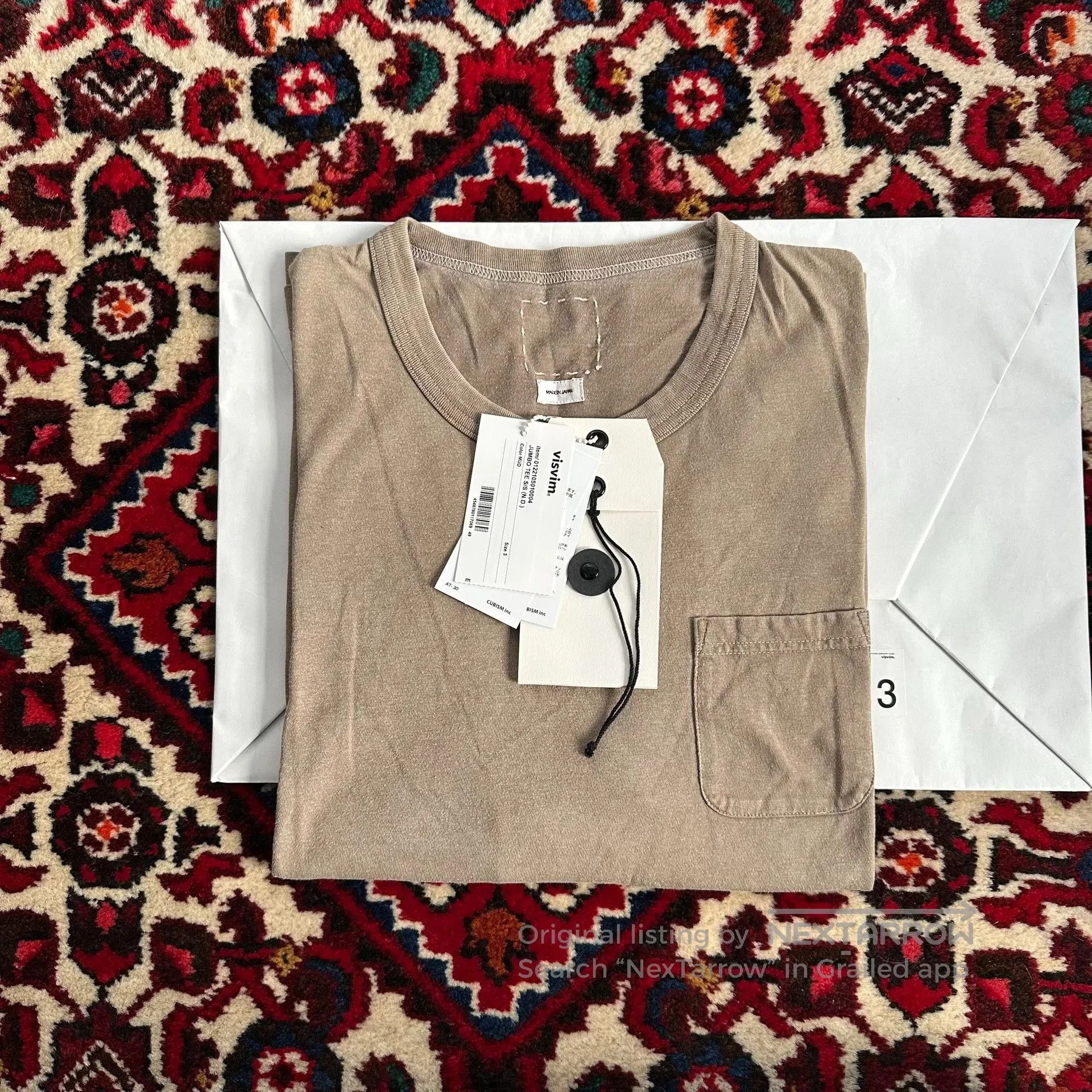 visvim jumbo dyed t.