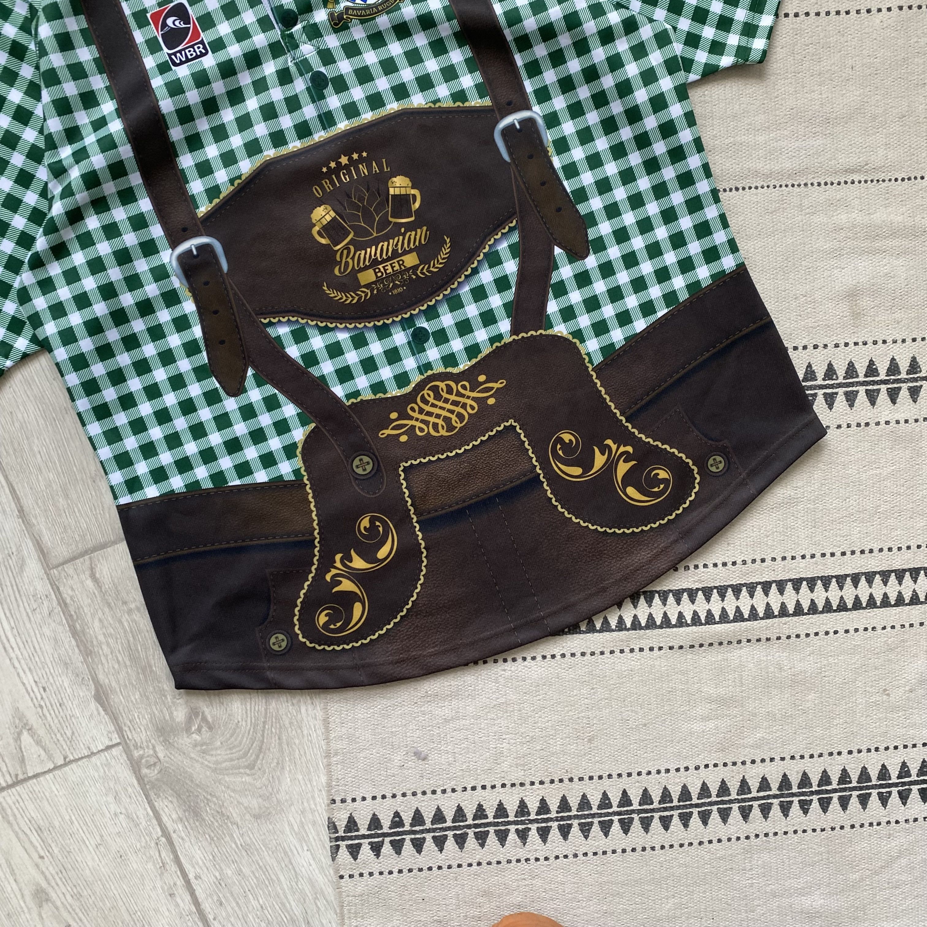 Umbro 🏈 RARE German Bavaria rugby jersey Blockore October fest Size US M / EU 48-50 / 2 - 3 Thumbnail