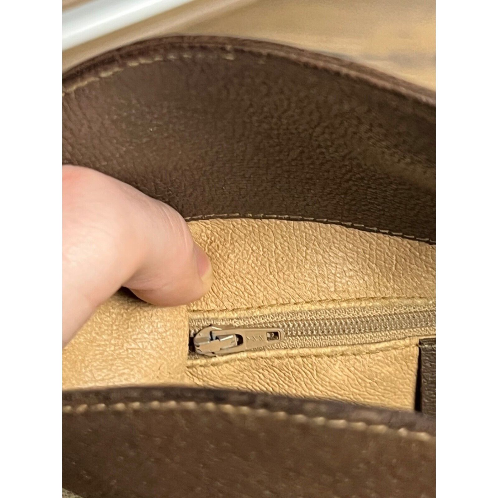 Gucci MINT! GUCCI Old GG Supreme Sherry Line Shoulder Bag Brown 40 Size ONE SIZE - 14 Thumbnail