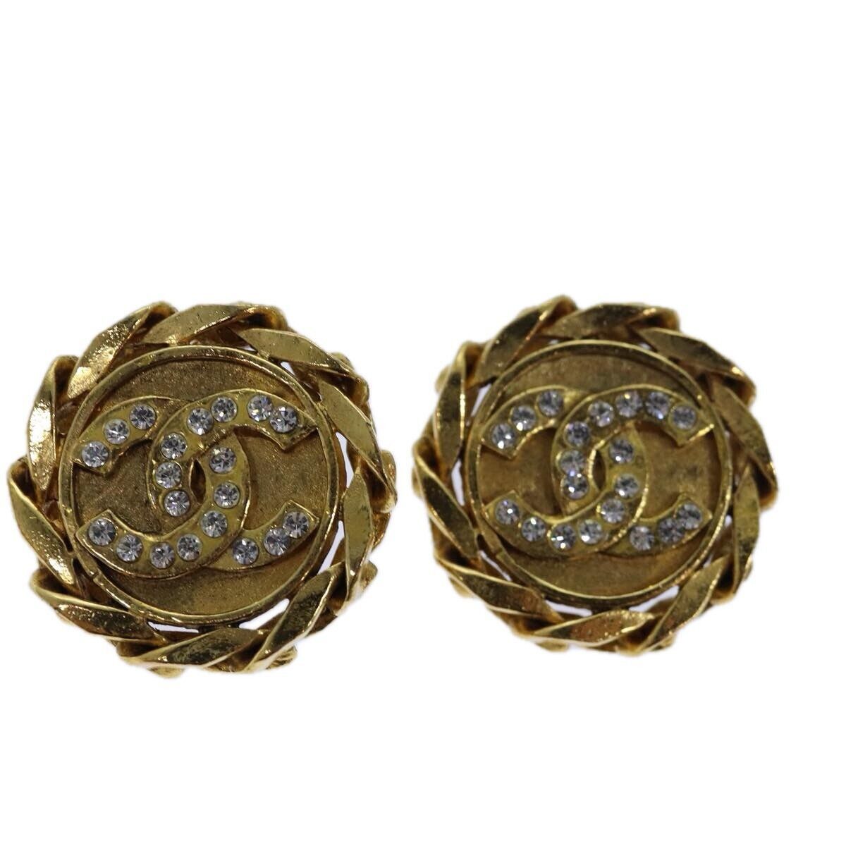Chanel CHANEL COCO Mark Earring metal Gold CC Auth Size ONE SIZE - 9 Thumbnail