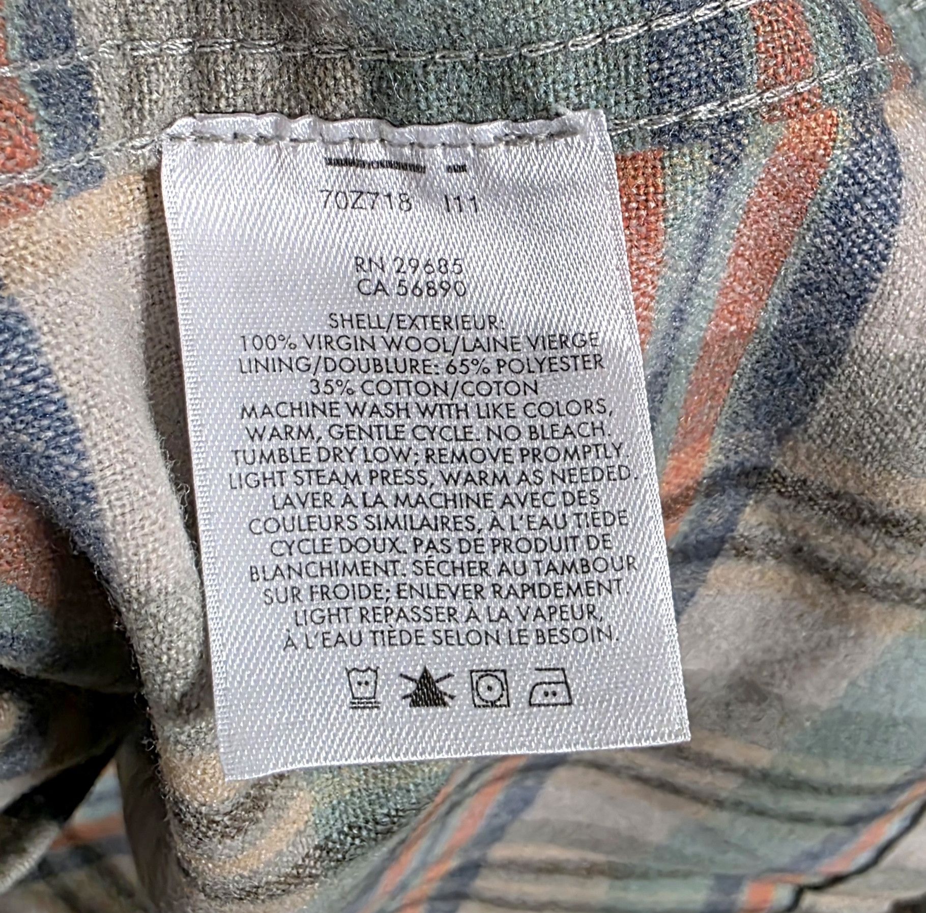 Pendleton Pendleton Board Shirt Wool Flannel multicolor Plaid MT Size US M / EU 48-50 / 2 - 6 Thumbnail