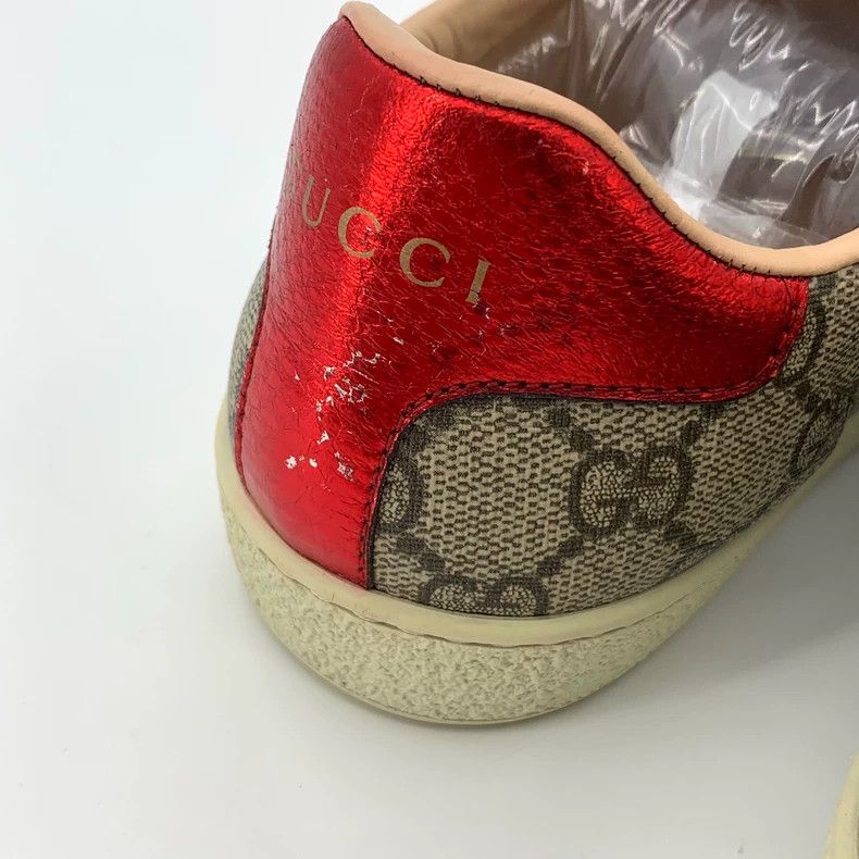 Gucci Gucci Size 35 Ace series size 35 ebony logo old flower ful Size US 5 / EU 37 - 9 Thumbnail