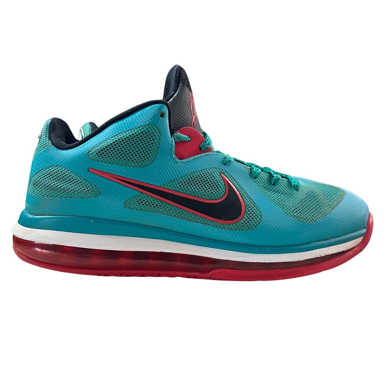 Nike Nike LeBron 9 Low Liverpool Teal Red Black Size 8 Size US 8 / EU 41 - 3 Thumbnail