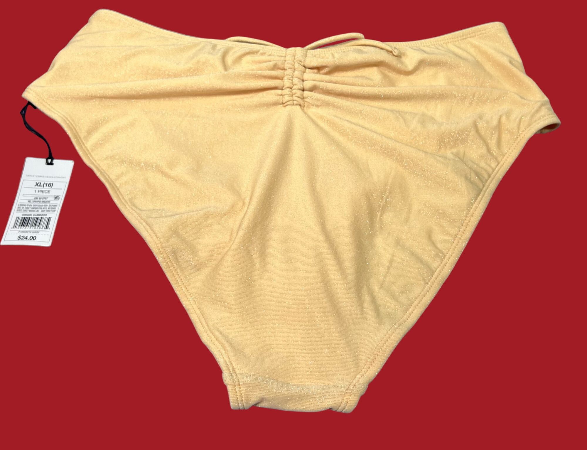 Other Shade & Shore - Women's Cheeky Bikini Bottom High Rise High Size ONE SIZE - 4 Thumbnail