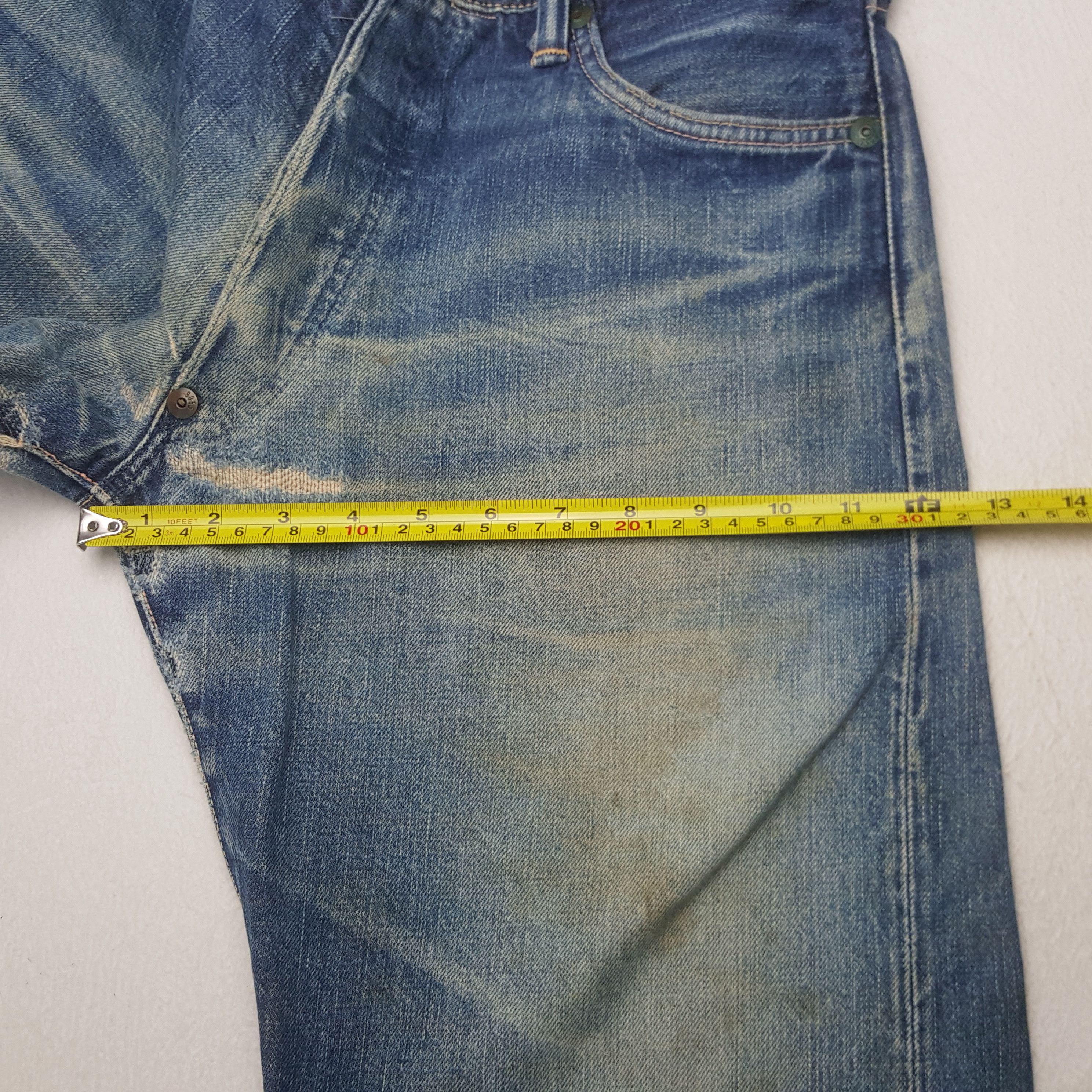 Evisu Vintage Evisu Selvedge Japan Daicock Custom Denim Jeans RR9 Size US 30 / EU 46 - 11 Thumbnail