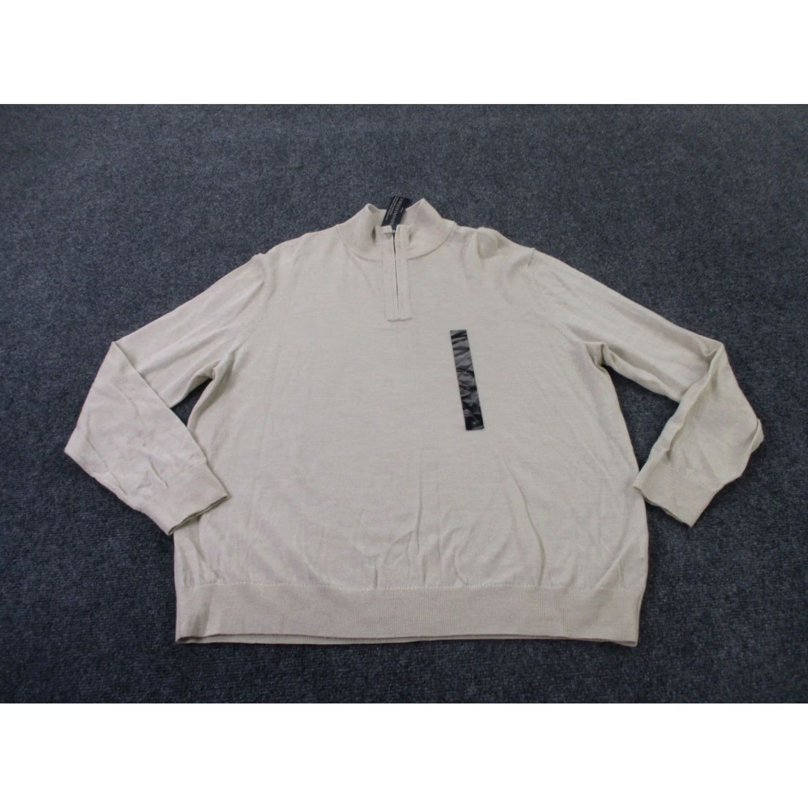 Banana Republic Banana Republic Sweater Mens XL Beige Wool Pullover Classic Outdoor Preppy Size US XL / EU 56 / 4 - 2 Thumbnail