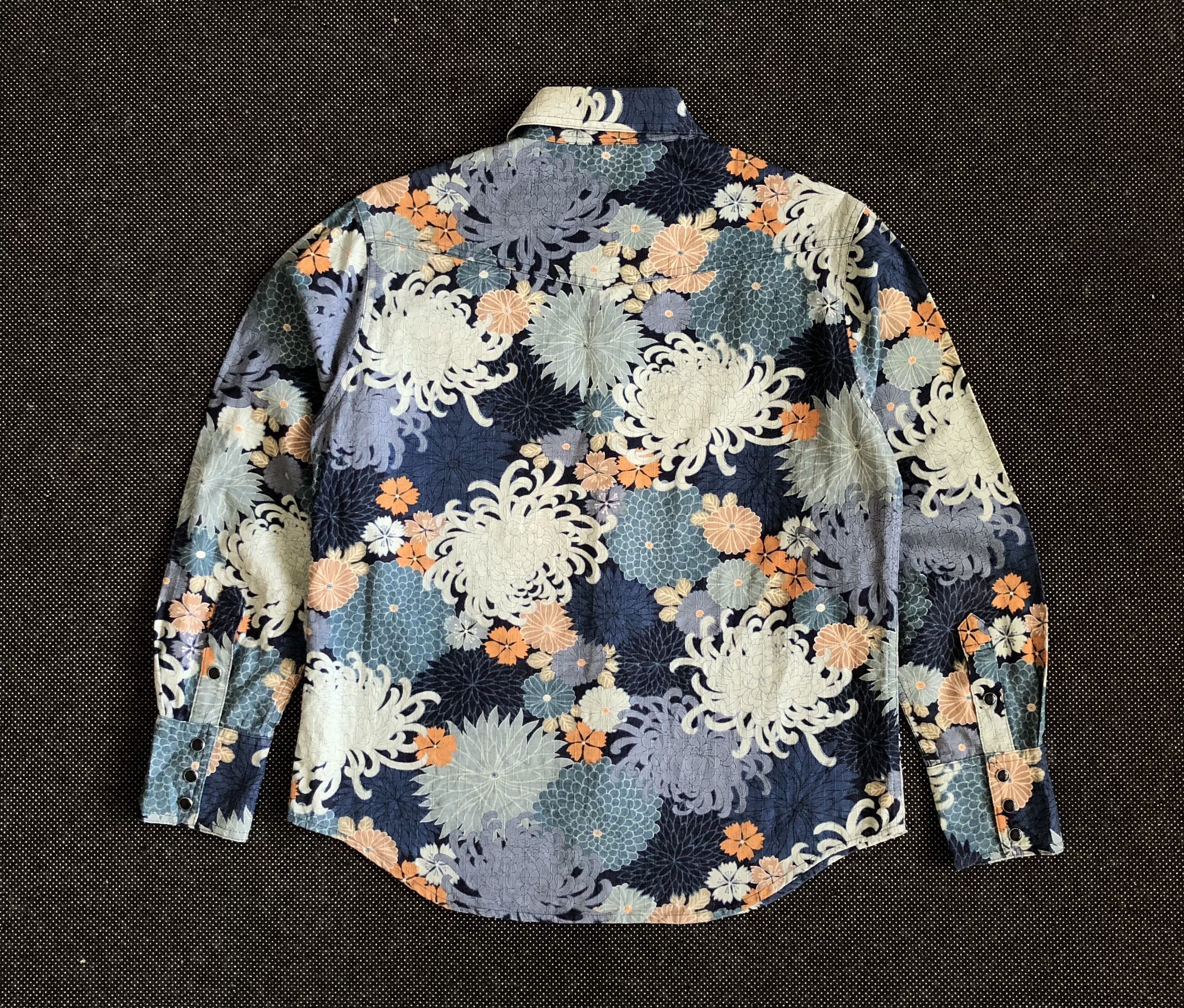 Japanese Brand RARE🔥VINTAGE JAPAN’S NEO CLOTHING FLORAL PRINT COTTON TWILL Size US M / EU 48-50 / 2 - 2 Thumbnail