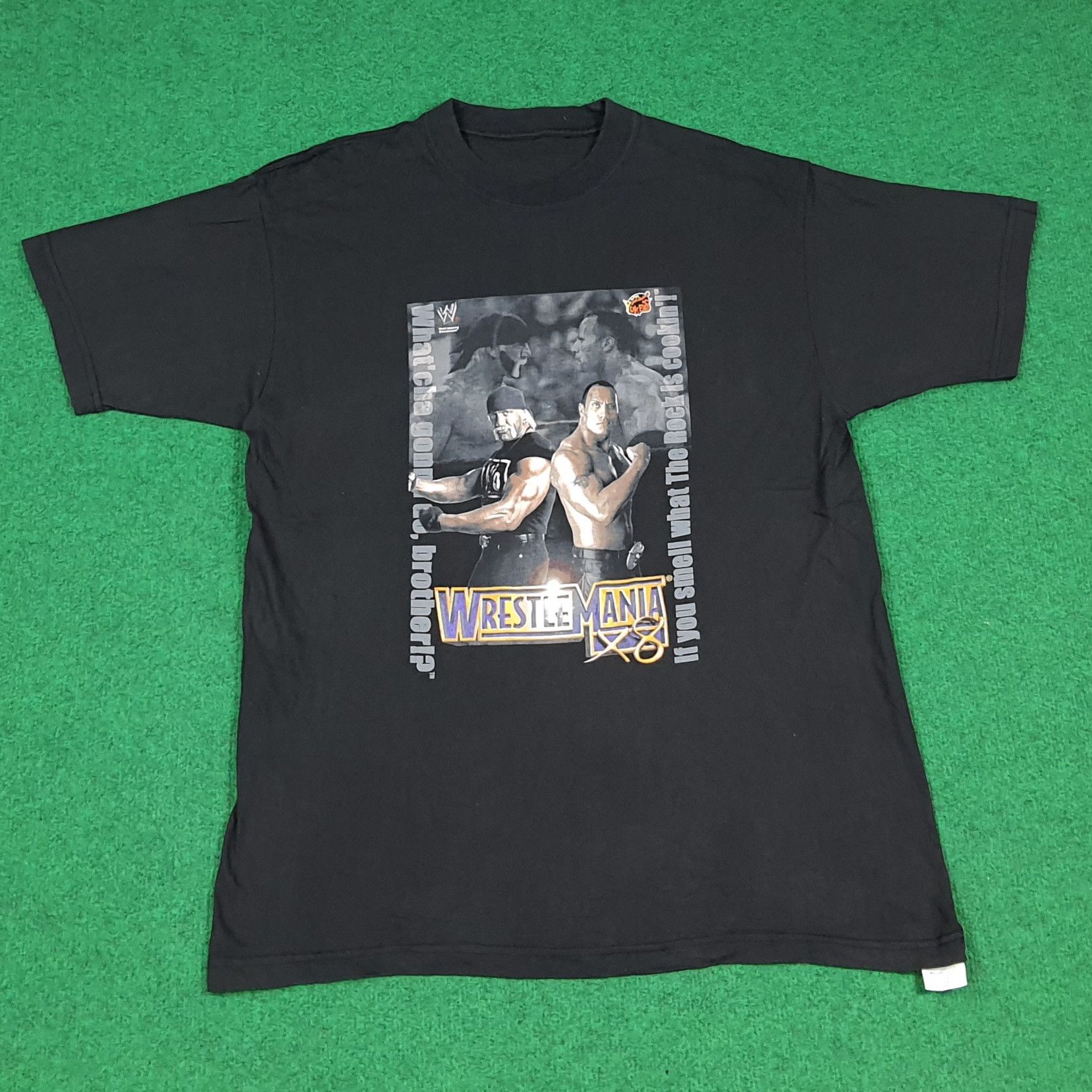 WWE Vintage WrestleMania Hulk Hogan The Rock Tshirt C294N30 | Grailed