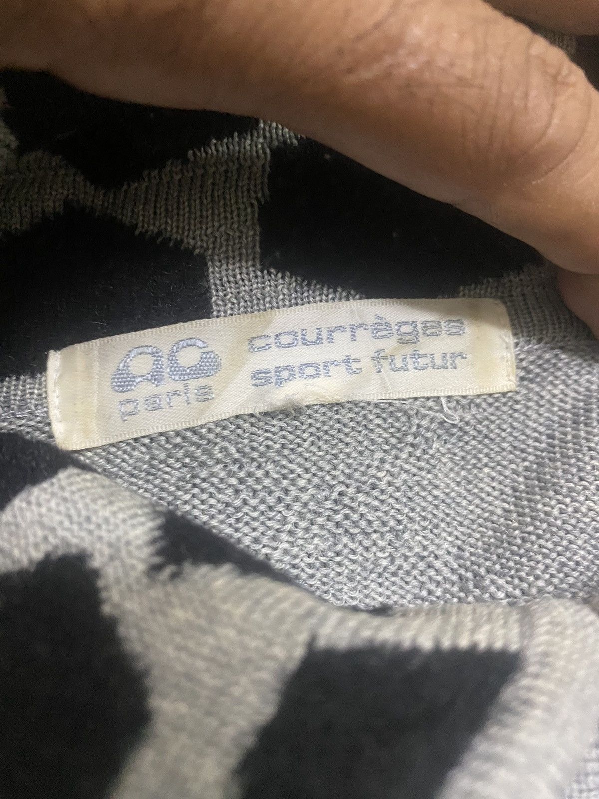 Courreges Vintage 80s Courreges Sport Wool Knit Sweater Size US S / EU 44-46 / 1 - 6 Thumbnail