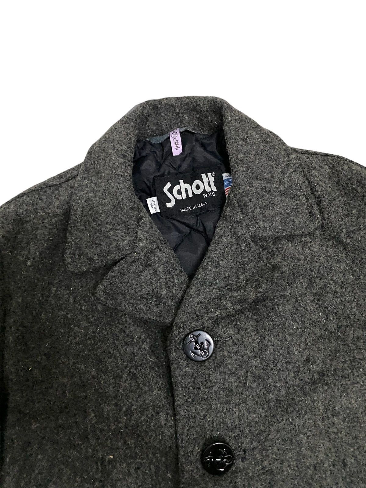 Schott × Vintage Vintage Schott Wool Jacket made in usa Size US M / EU 48-50 / 2 - 3 Thumbnail