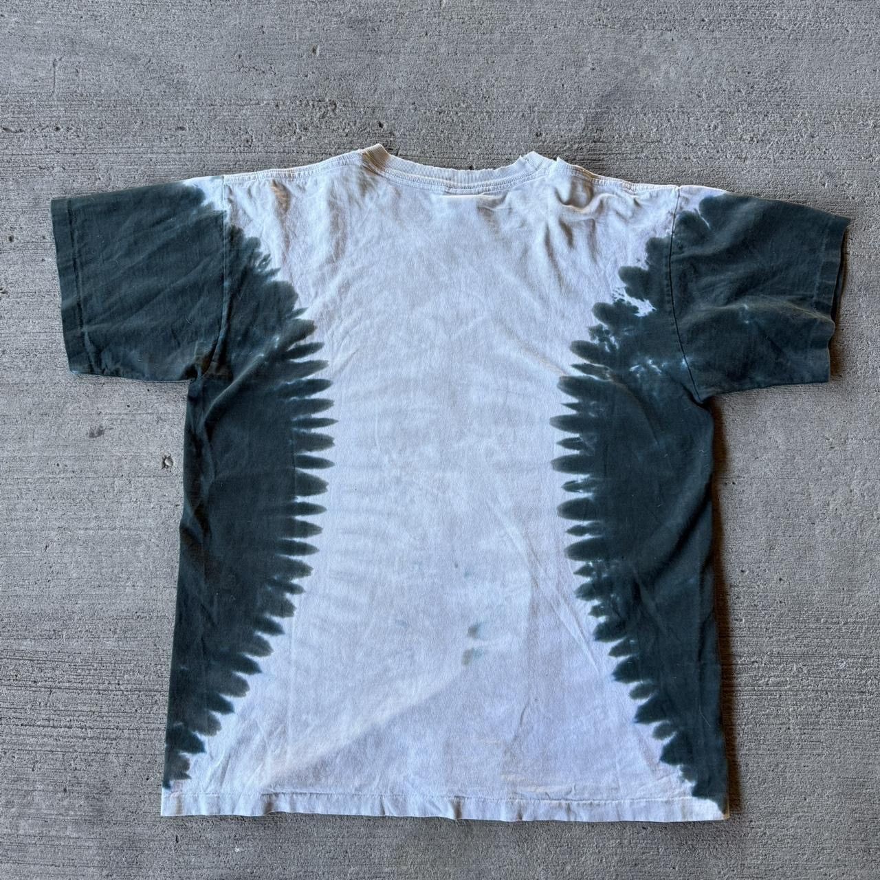 Band Tees × Vintage 90s Liquid Blue Jim Morrison tie dye single stitch tee Size US XL / EU 56 / 4 - 4 Thumbnail