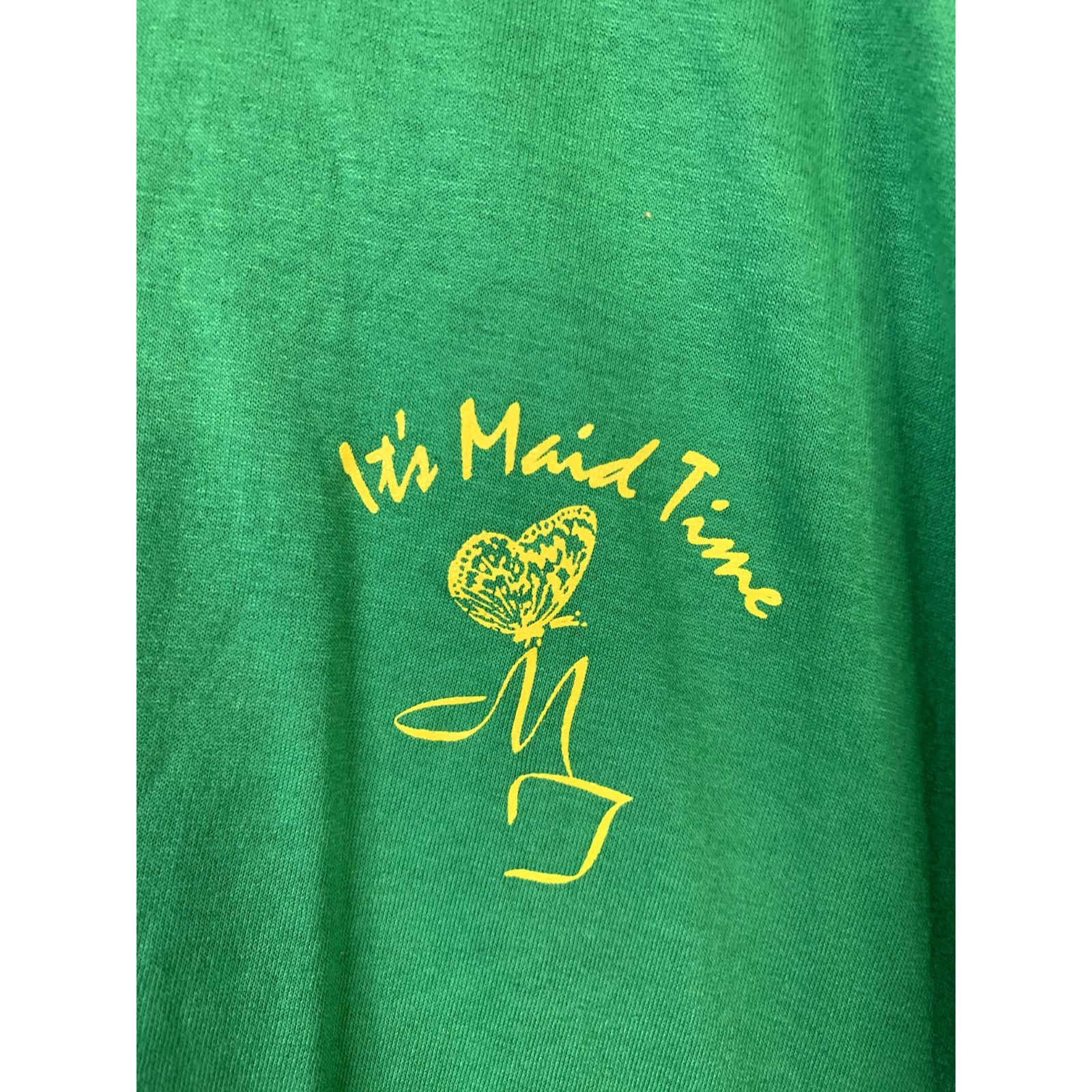 Jerzees 90s Vintage Garden Shirt XL It's Maid Time Butterfly T-Shirt Size US XL / EU 56 / 4 - 3 Thumbnail
