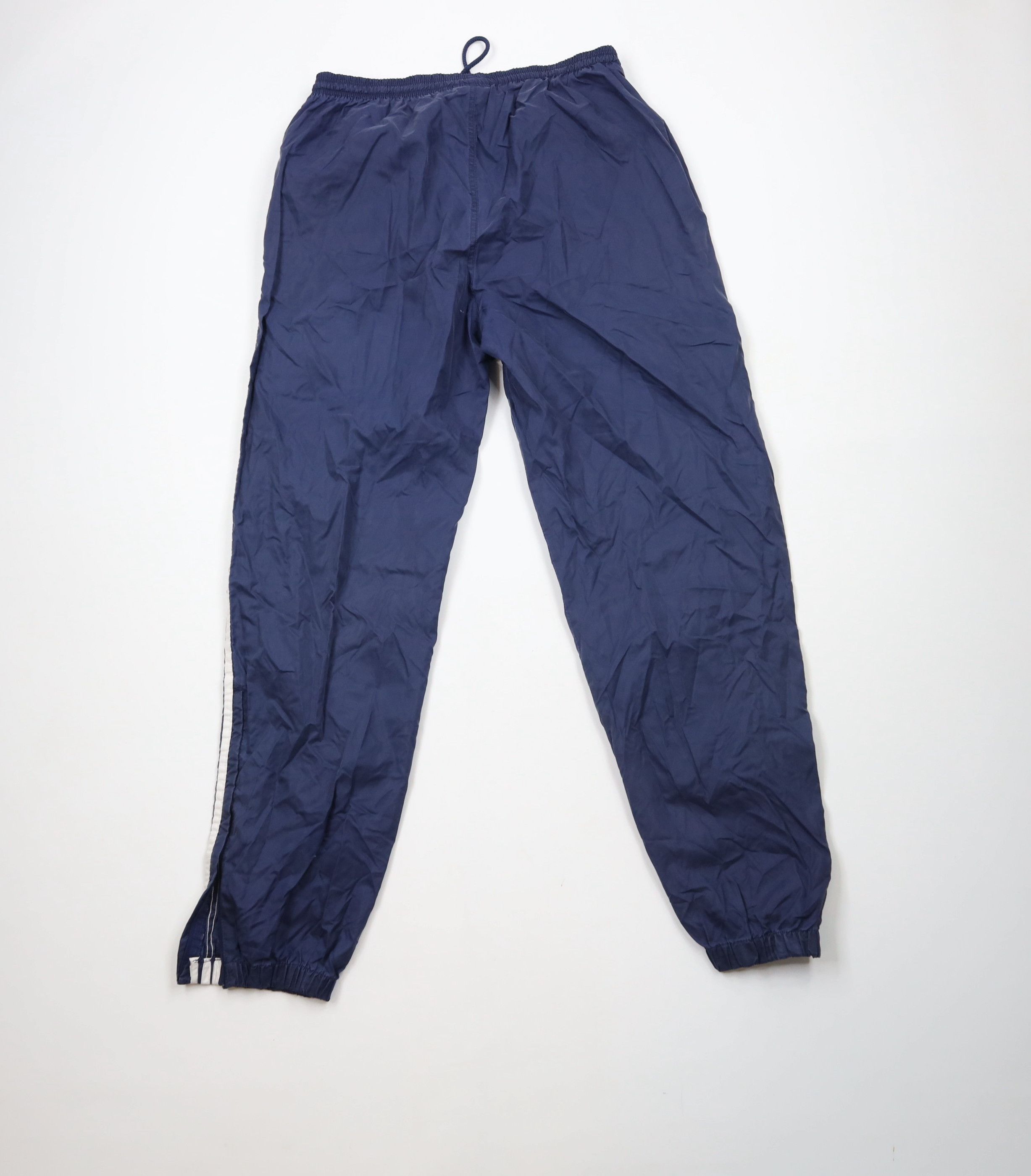 Adidas × Vintage Vintage 90s Adidas Spell Striped Cuffed Joggers Pants Nylon Size US 36 / EU 52 - 12 Thumbnail