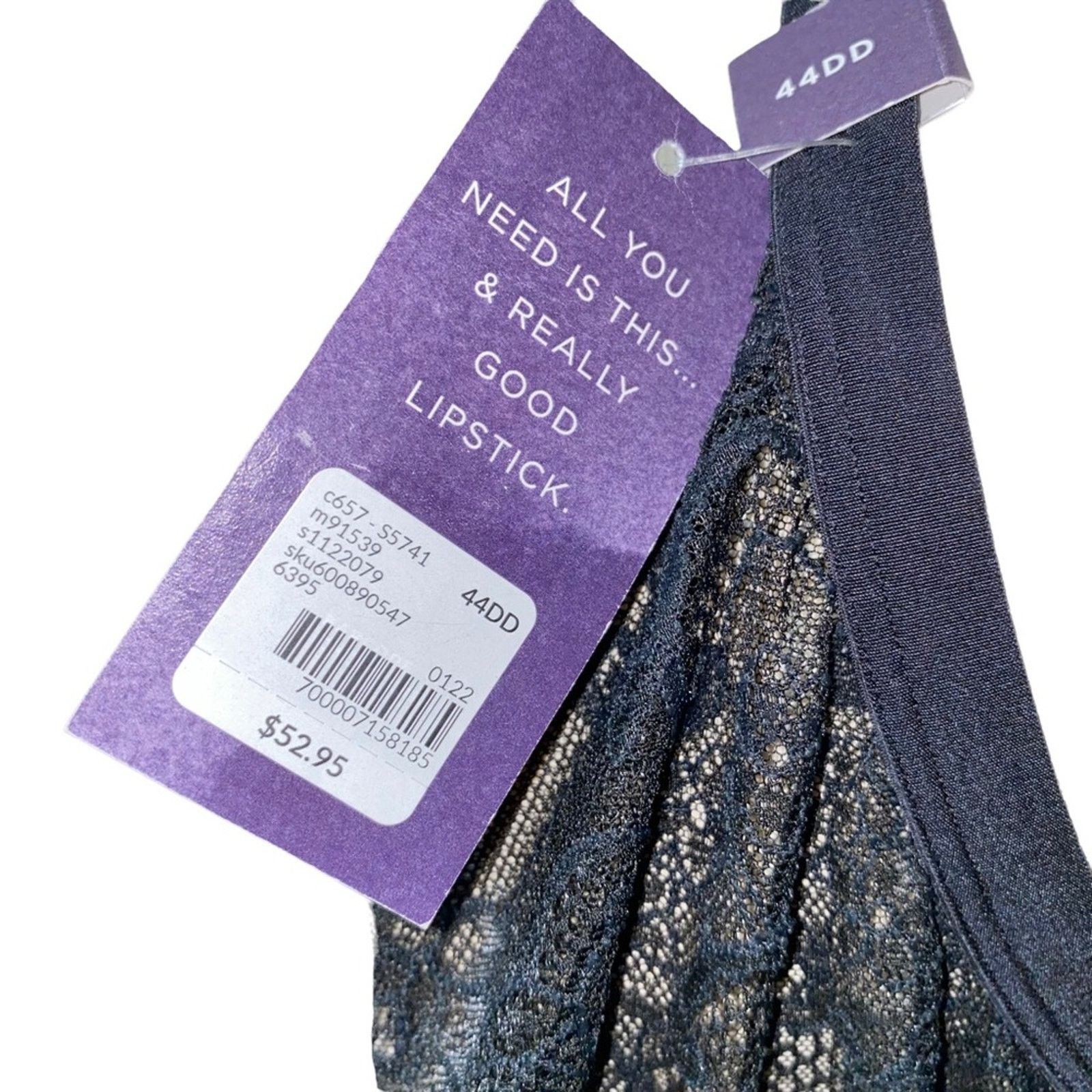 Other Cacique The Seriously Sexy Collection lace Bra 44DD NWTs Size ONE SIZE - 5 Thumbnail