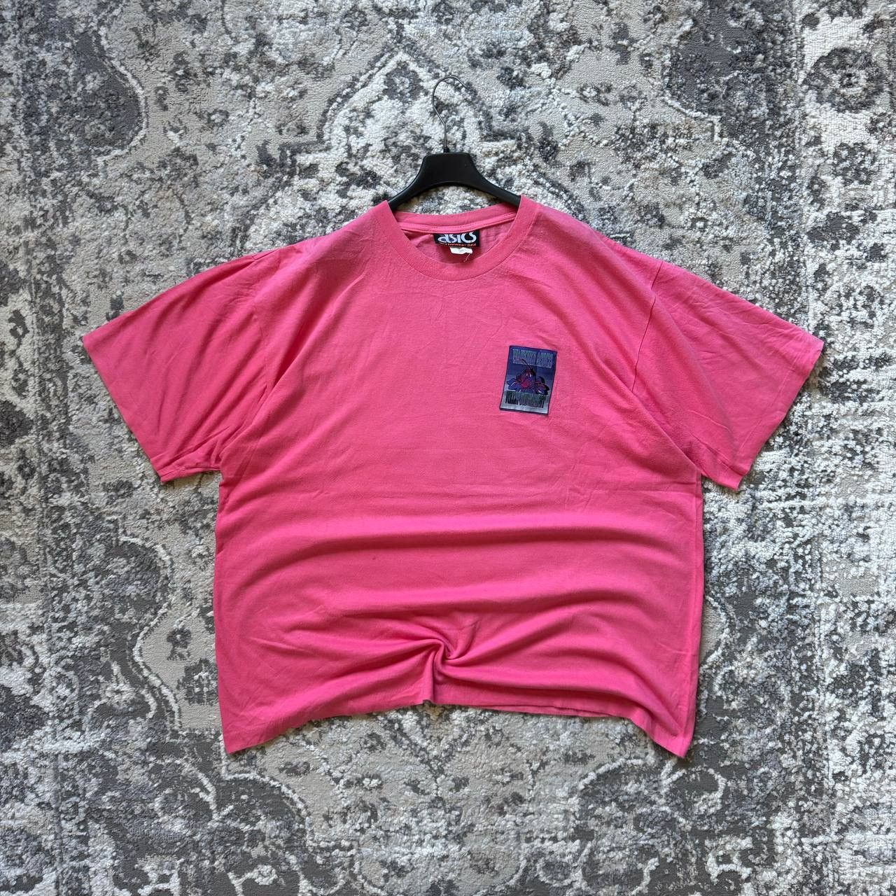 Asics Japanese Sportswear Asics Walkiki Pink Vintage Tee Size US XXL / EU 58 / 5 - 2 Thumbnail