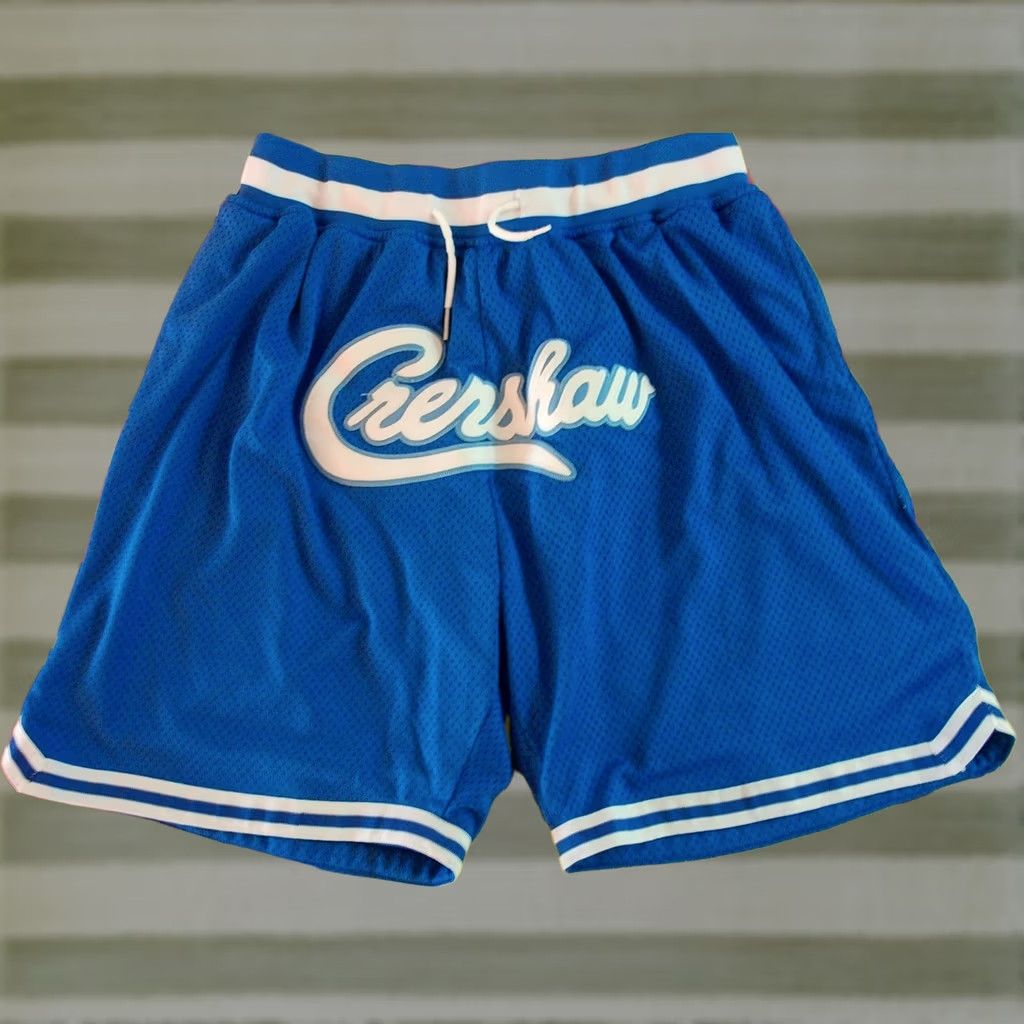 Vintage VINTAGE Lebron James Crenshaw Blue Basketball Shorts Headgear Classics XL Men's Satin Size US 36 / EU 52 - 1 Thumbnail