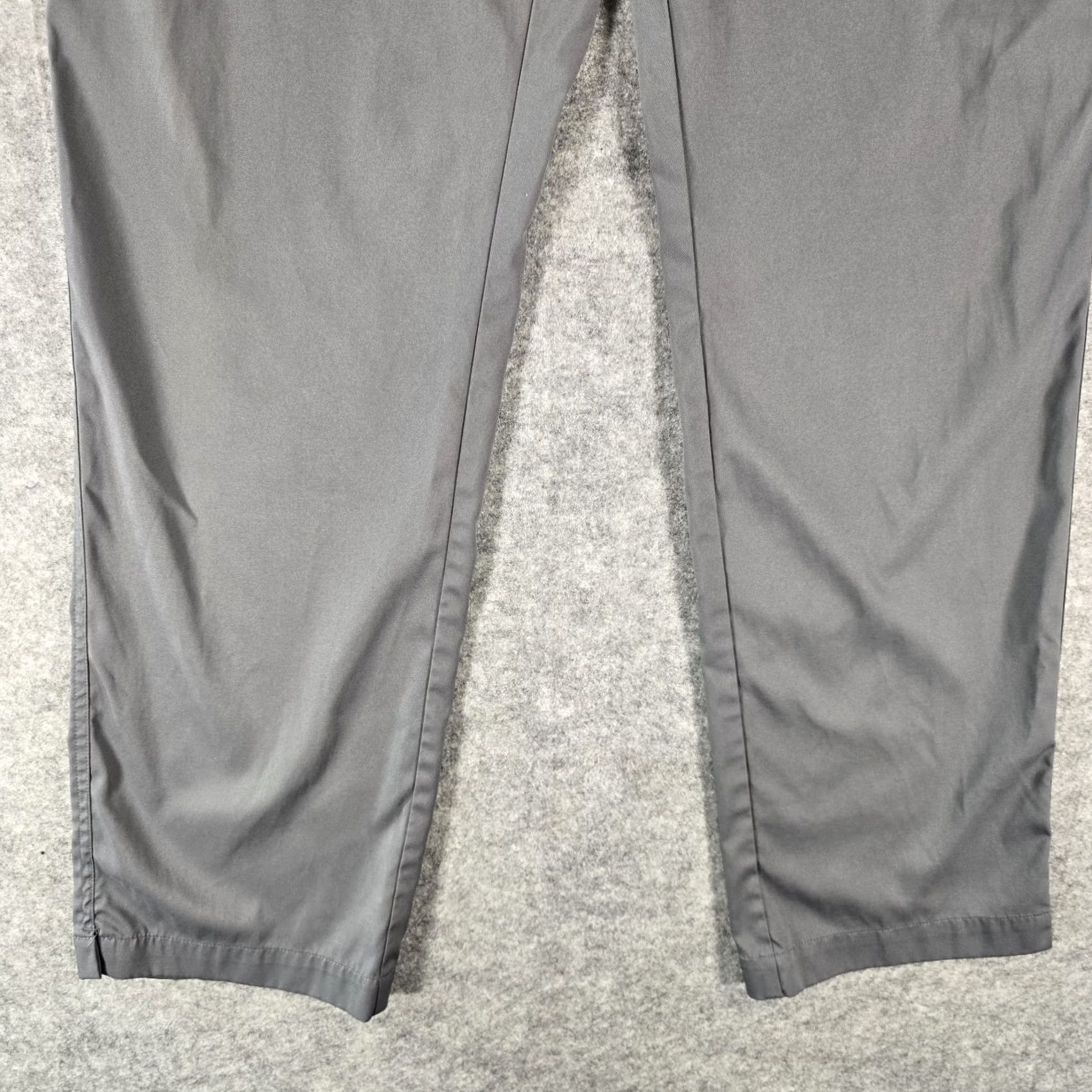 Nike Nike Golf Pants Mens 36x34 Flat Front Chino Gray Lightweight Dri-Fit Size US 36 / EU 52 - 4 Thumbnail