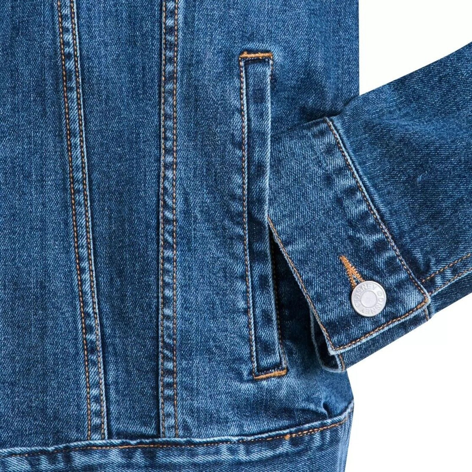 Disney Disney Mickey Denim Jean Jacket with Embroidered Patch Size US S / EU 44-46 / 1 - 6 Thumbnail