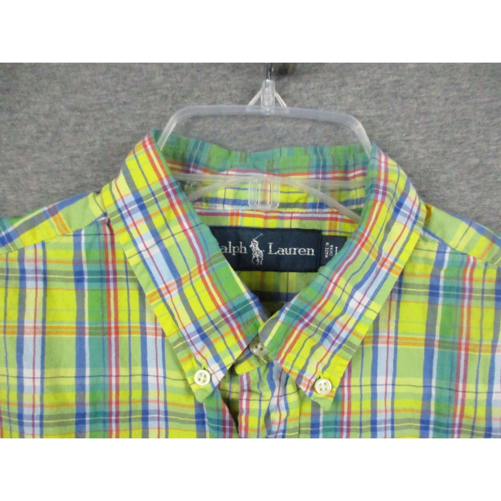 Ralph Lauren Ralph Lauren Shirt Mens Large Multicolor Plaid Pocketed Long Sleeve Button-Up Shirt Size US L / EU 52-54 / 3 - 3 Thumbnail