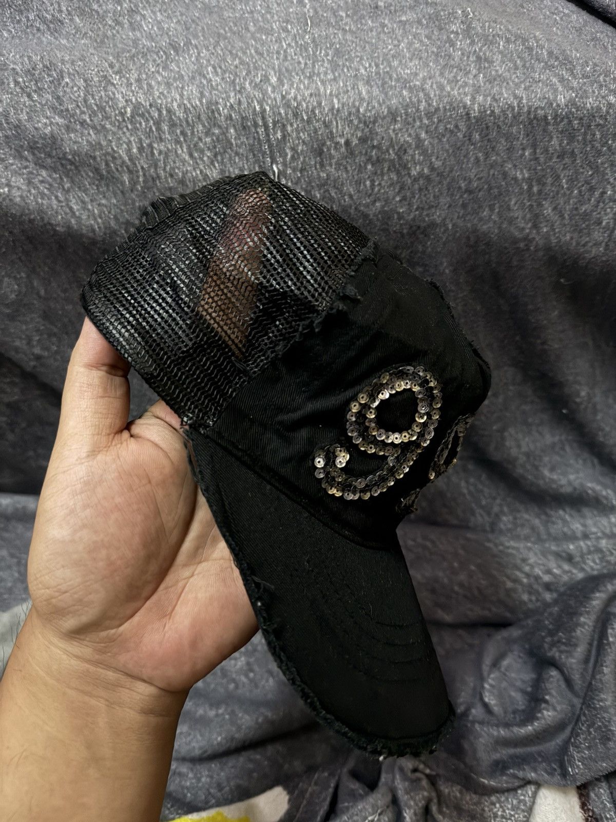 If Six Was Nine × Japanese Brand × Le Grande Bleu (L.G.B.) Japanese 999 Distressed Trucker Hats Archived lgb styled Size ONE SIZE - 4 Thumbnail