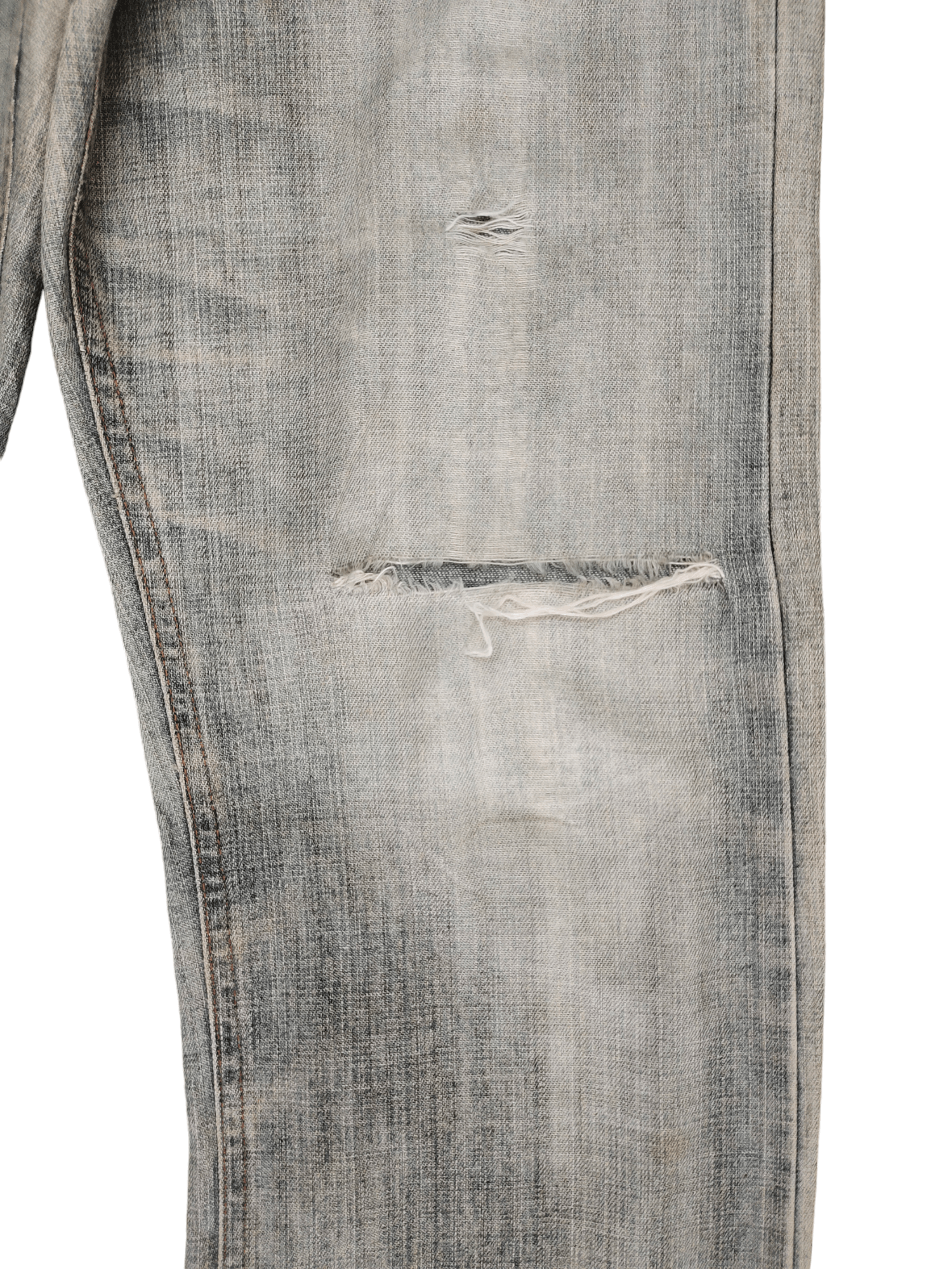 Burberry Vintage Y2k Burberry Distress Faded Denim Jeans Size US 31 - 5 Thumbnail
