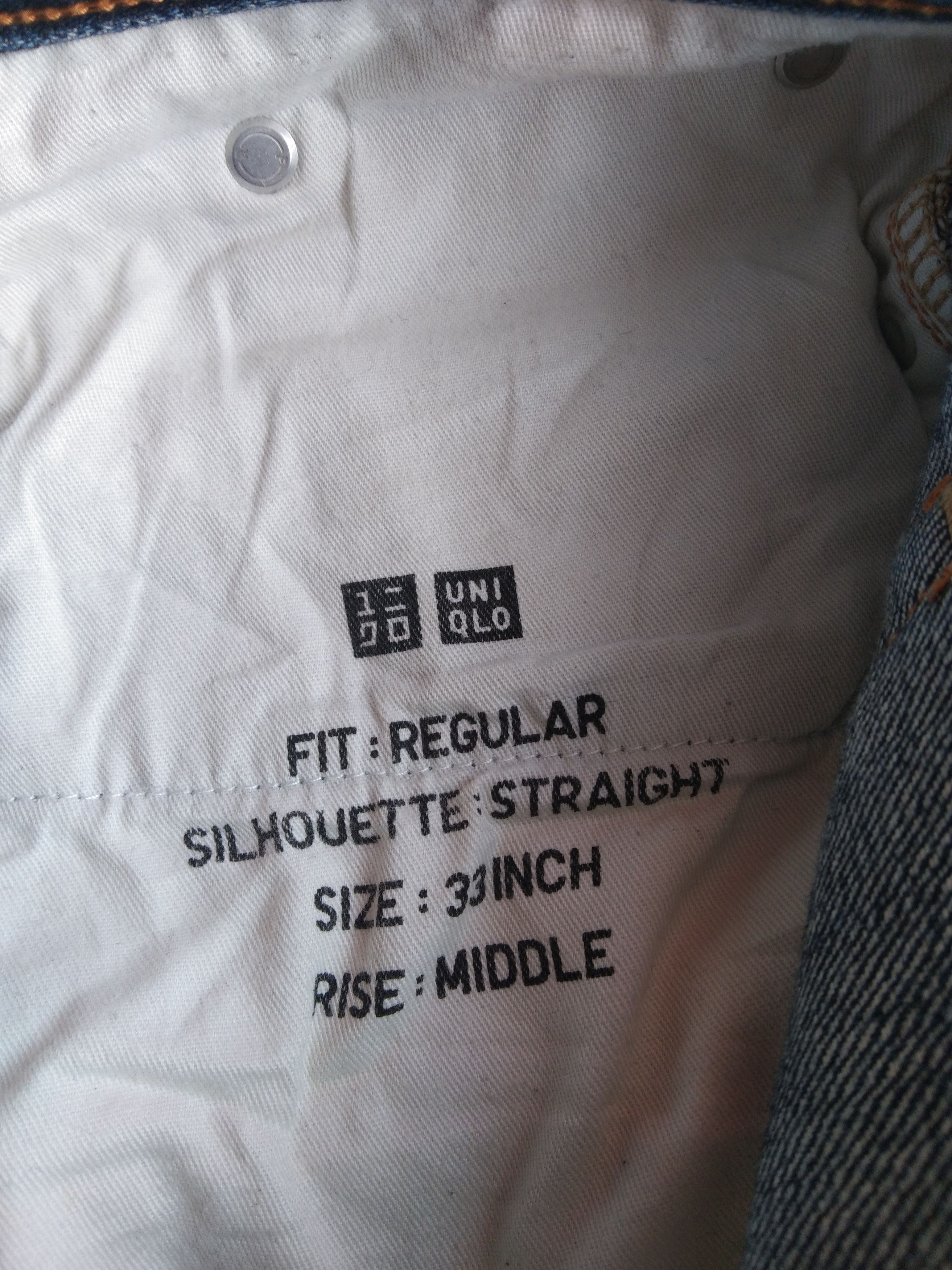 Japanese Brand Vintage Dirty Uniqlo Redline Selvedge Distressed Jeans 30x29 Size US 33 - 10 Thumbnail
