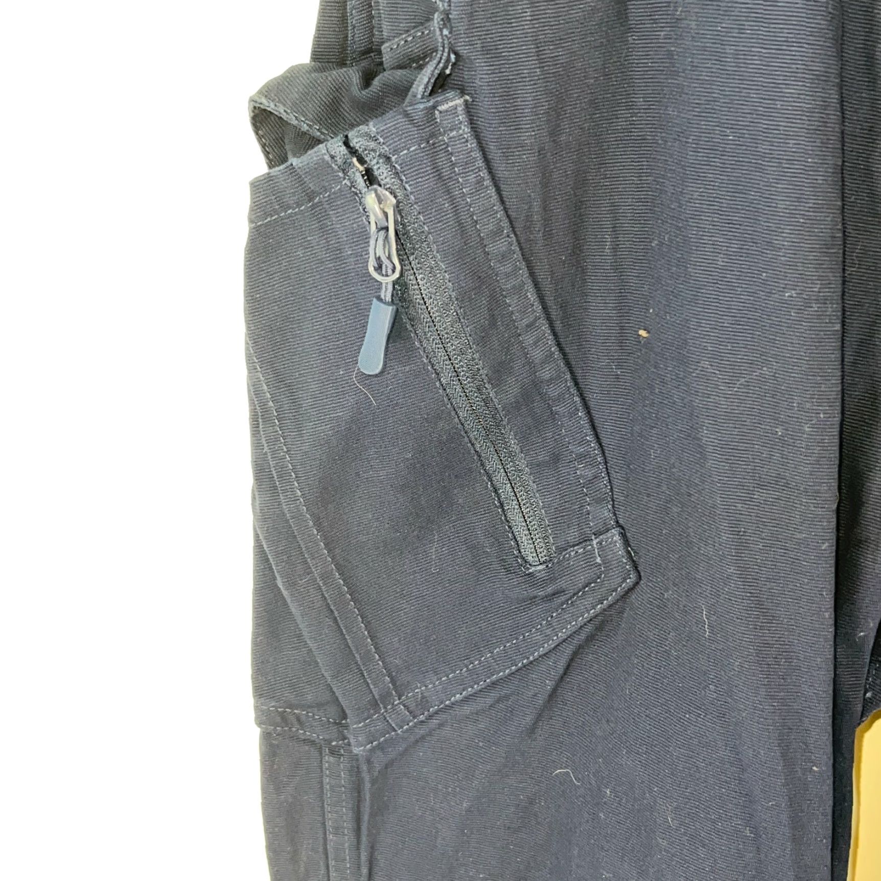 Vintage Mens Designed And Tested In USA Cargo Pants Mid Rise Stretch Blue Size 38X30 Size US 38 / EU 54 - 7 Thumbnail