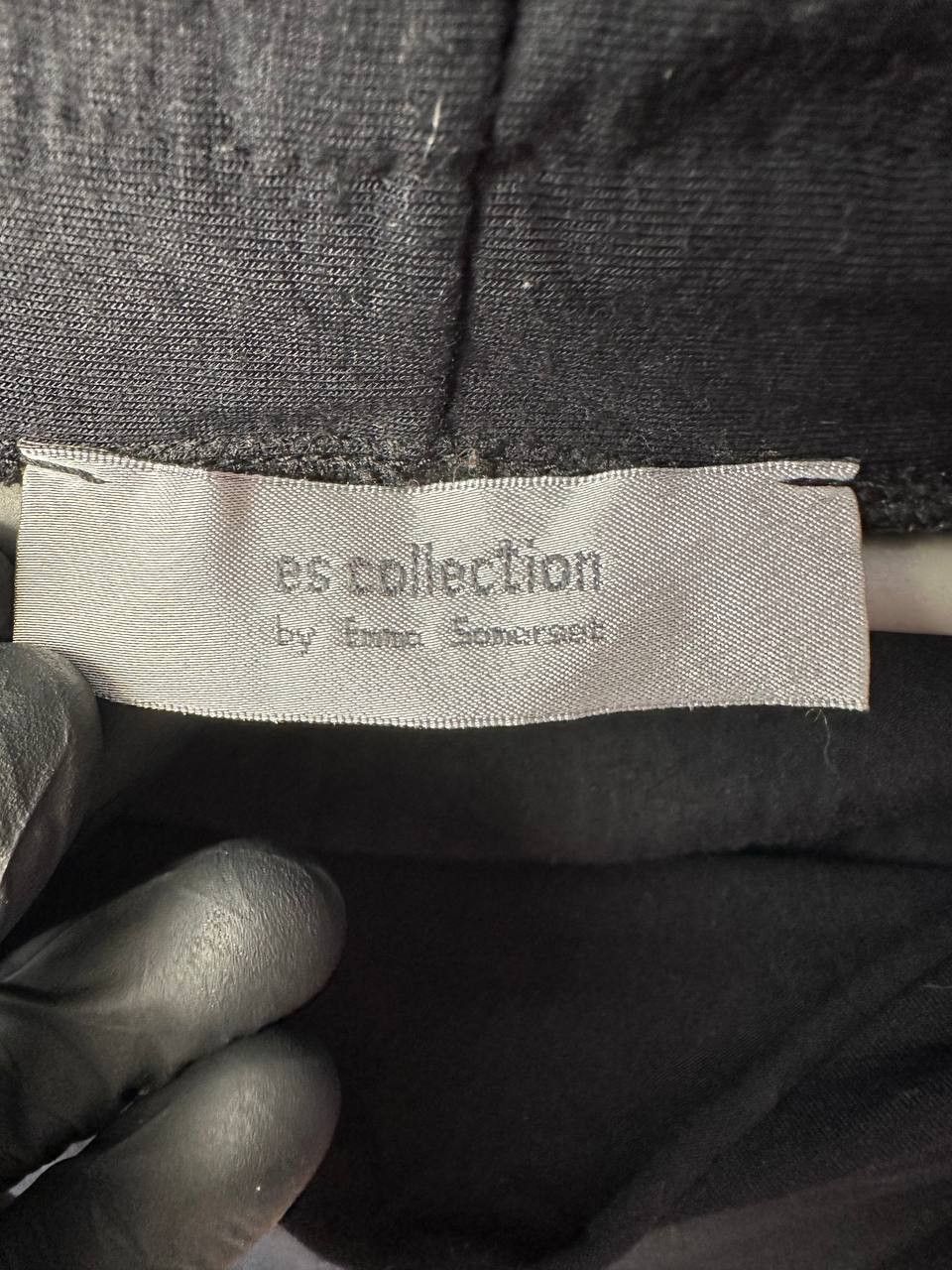 Designer Emma Somerset ES Collection Black Fitted Top Ruched Size M / US 6-8 / IT 42-44 - 11 Thumbnail