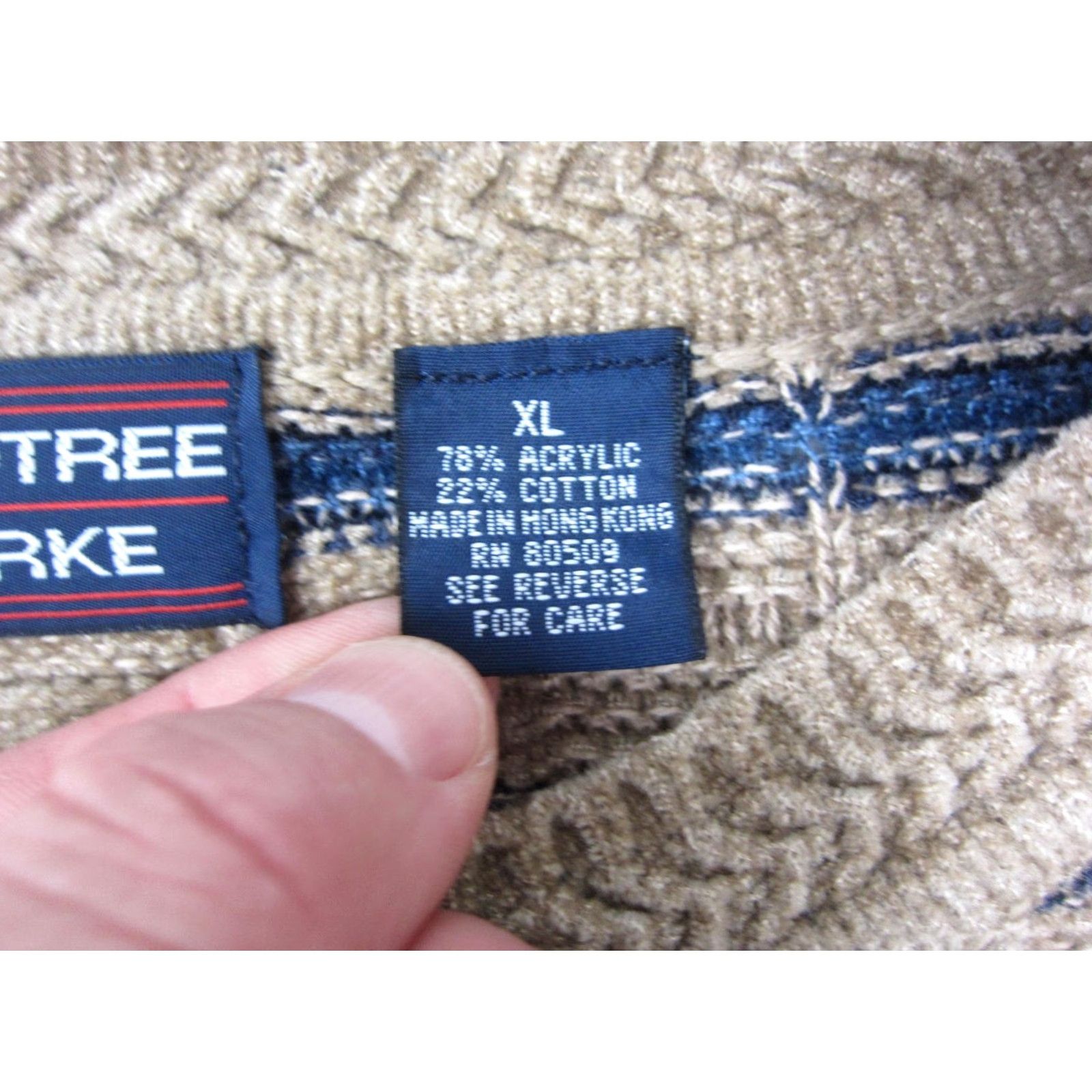 Roundtree & Yorke VINTAGE Roundtree & Yorke Sweater Mens XL Brown Striped Knit Crew Neck Pullover 90s Size US XL / EU 56 / 4 - 4 Thumbnail