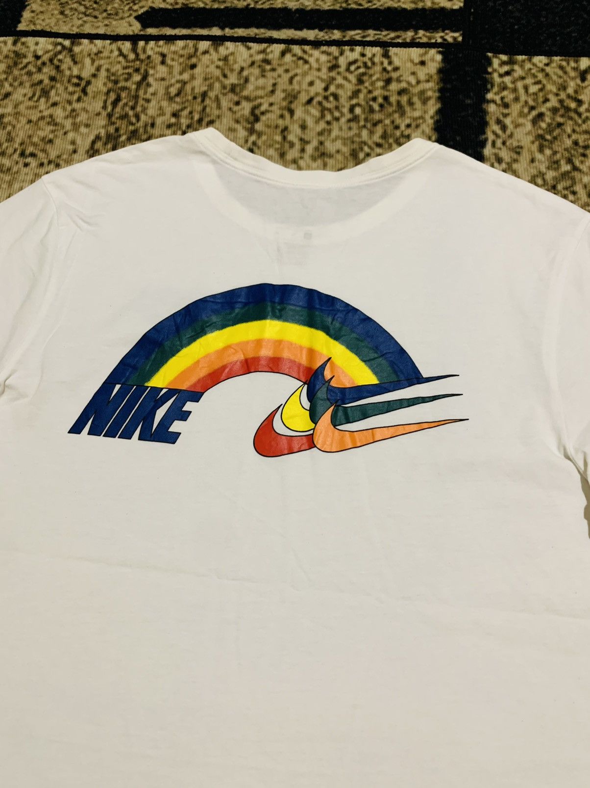Nike LASTDROP#Nike Rainbow Multi Swoosh LongSleeve Vintage Design Size US M / EU 48-50 / 2 - 6 Thumbnail