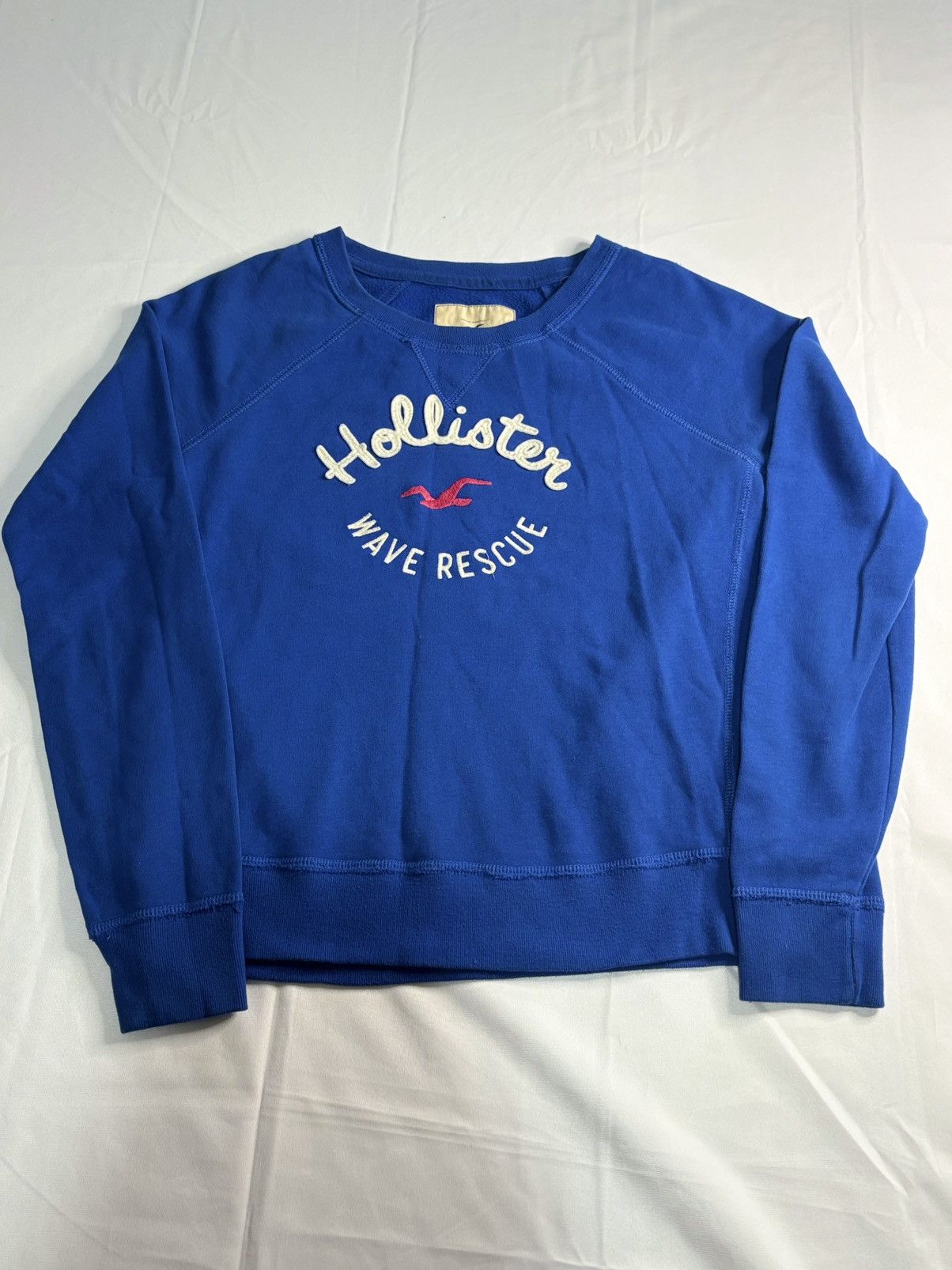 Hollister Women’s Y2K Blue Hollister Sweatshirt | $20 Size M / US 6-8 / IT 42-44 - 1 Thumbnail
