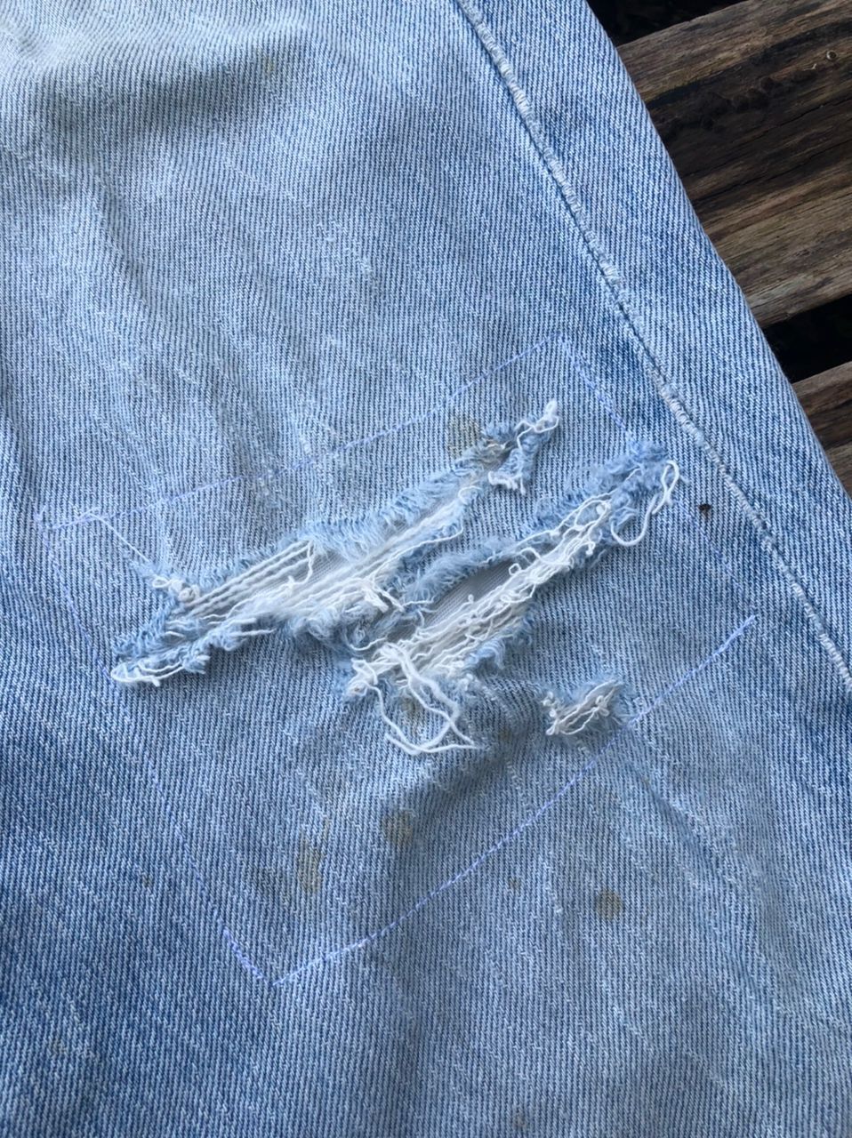 Levi's × Vintage Vintage Levi's 569 Denim Jeans Distressed Size US 30 / EU 46 - 10 Thumbnail